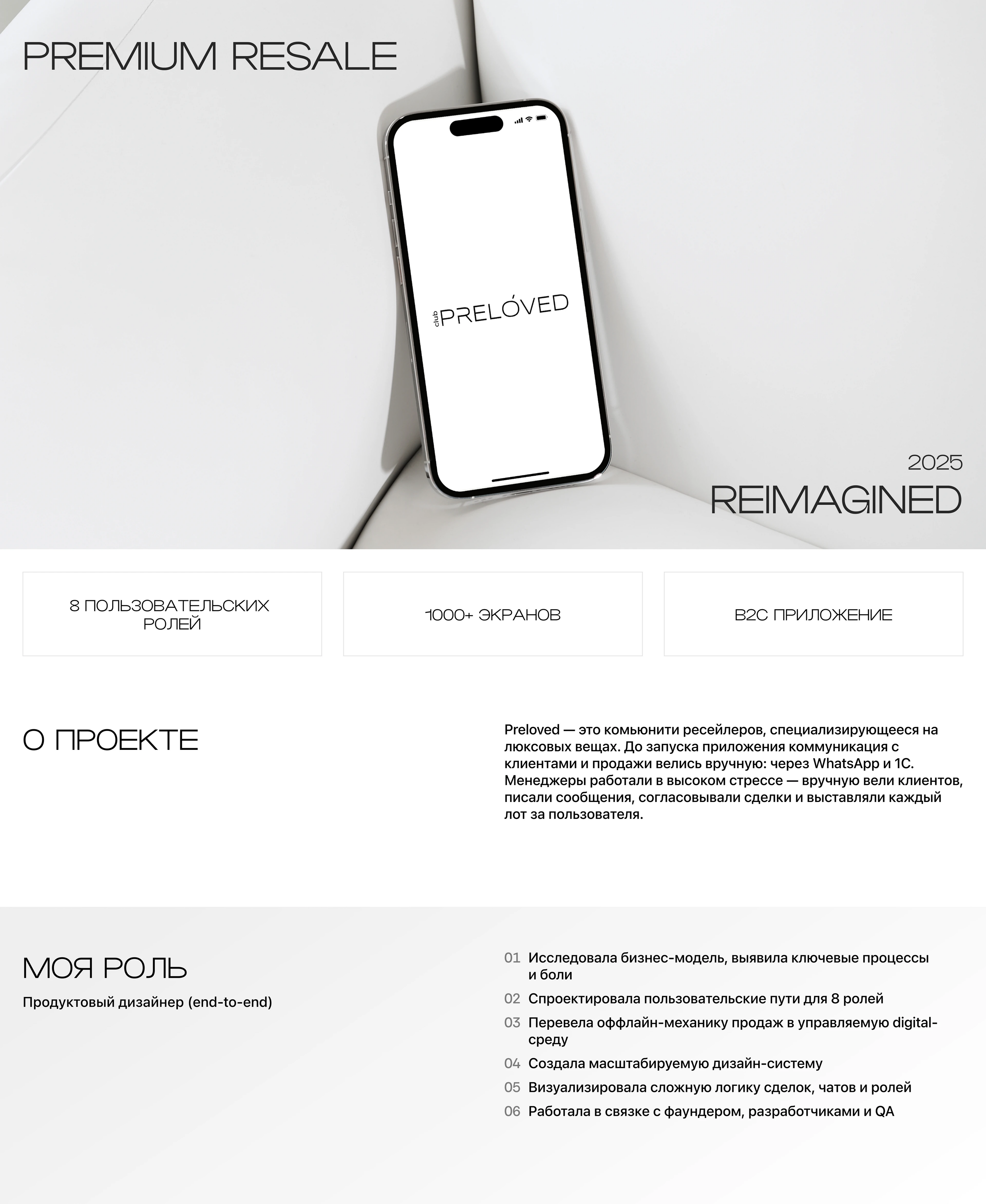 Preloved club / Premium resale app — Изображение №1 — Интерфейсы на Dprofile