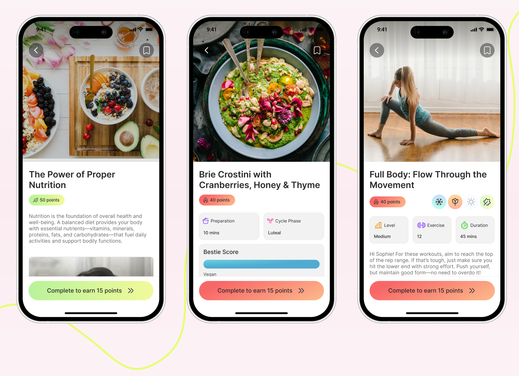 Bestie app / Wellness app / B2C — Изображение №5 — Интерфейсы на Dprofile