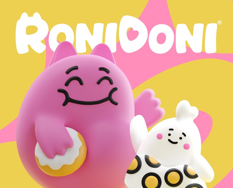 Roni Doni® | Пончики и кофеек — Брендинг, Иллюстрация на Dprofile