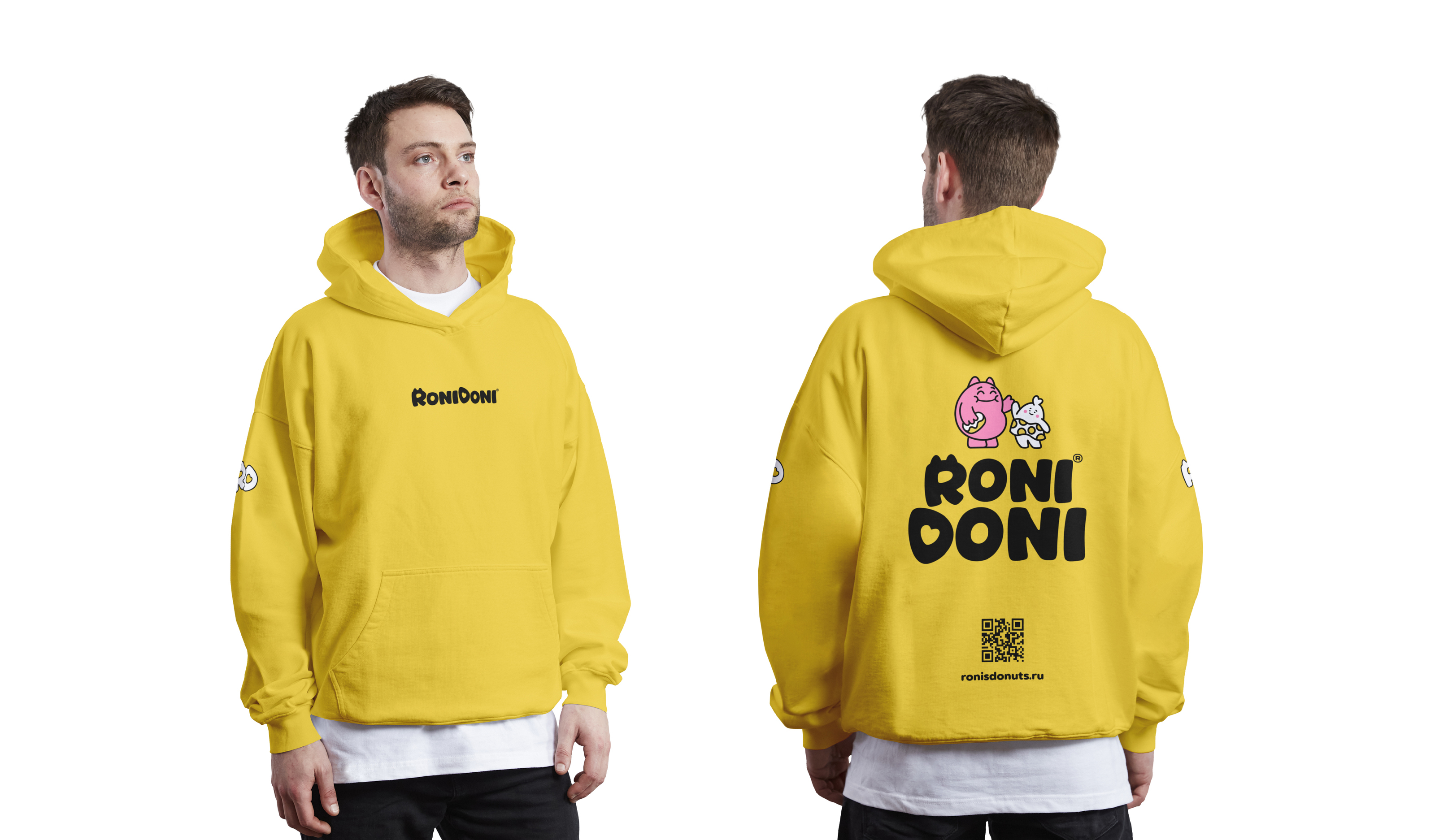 Roni Doni® | Пончики и кофеек — Изображение №10 — Брендинг, Иллюстрация на Dprofile