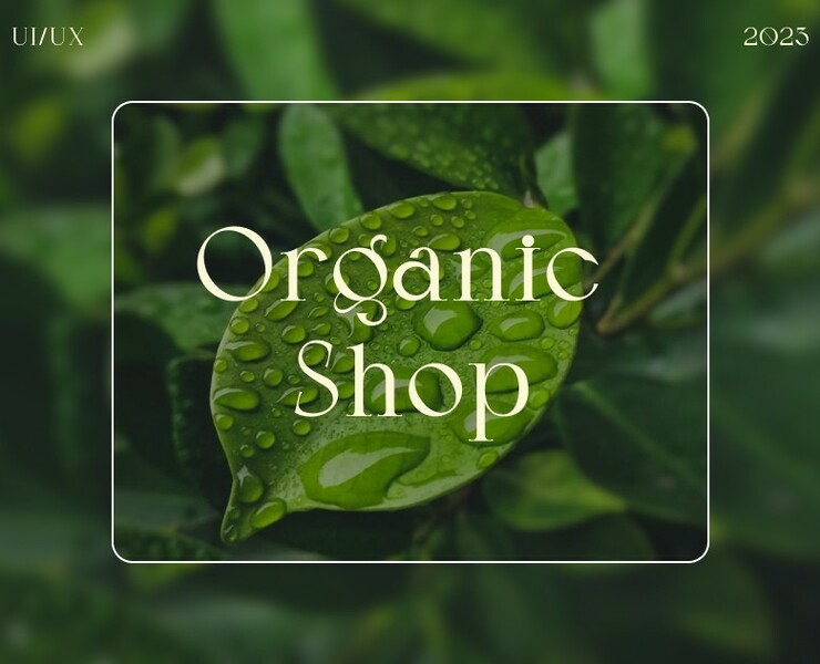 Organic Shop – redesign concept — Интерфейсы на Dprofile