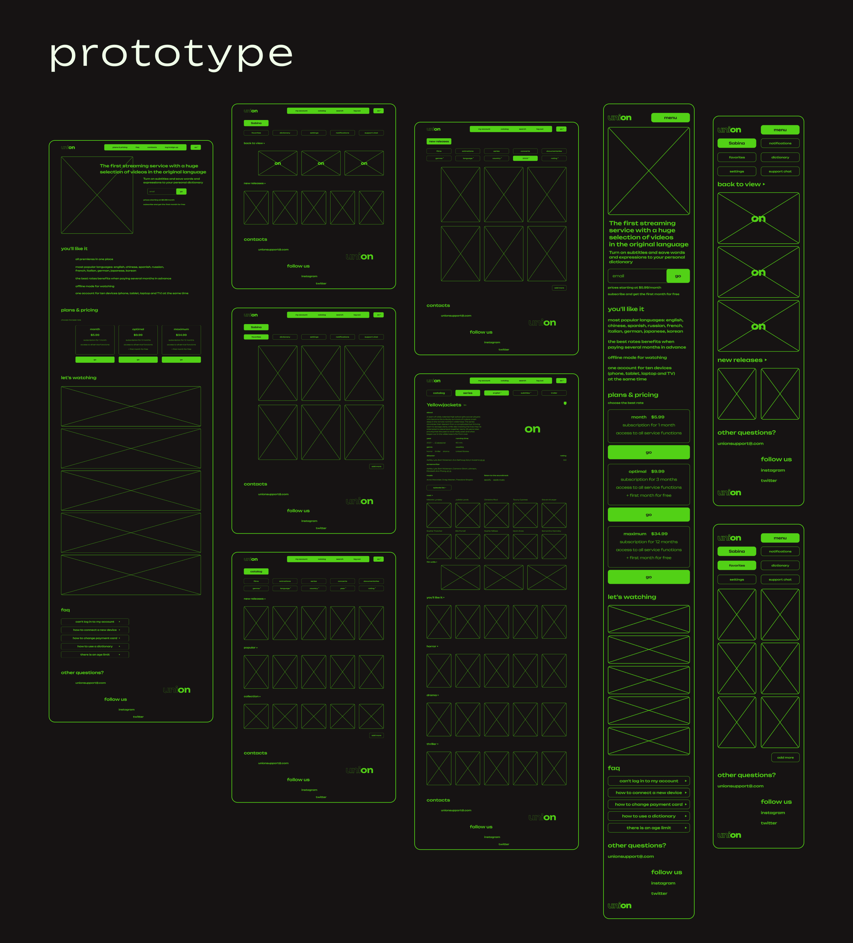 streaming service — Изображение №6 — Интерфейсы на Dprofile