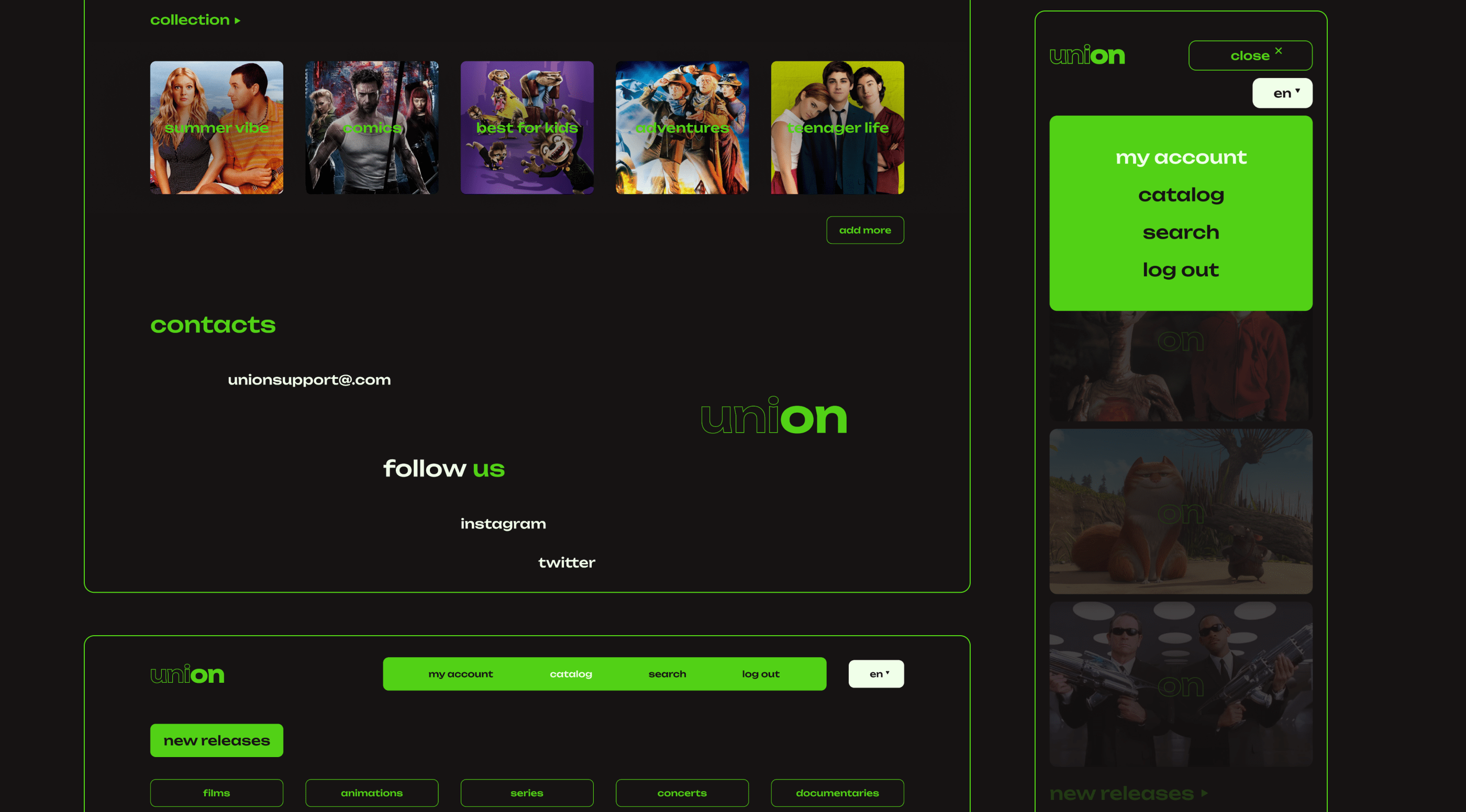 streaming service — Изображение №17 — Интерфейсы на Dprofile