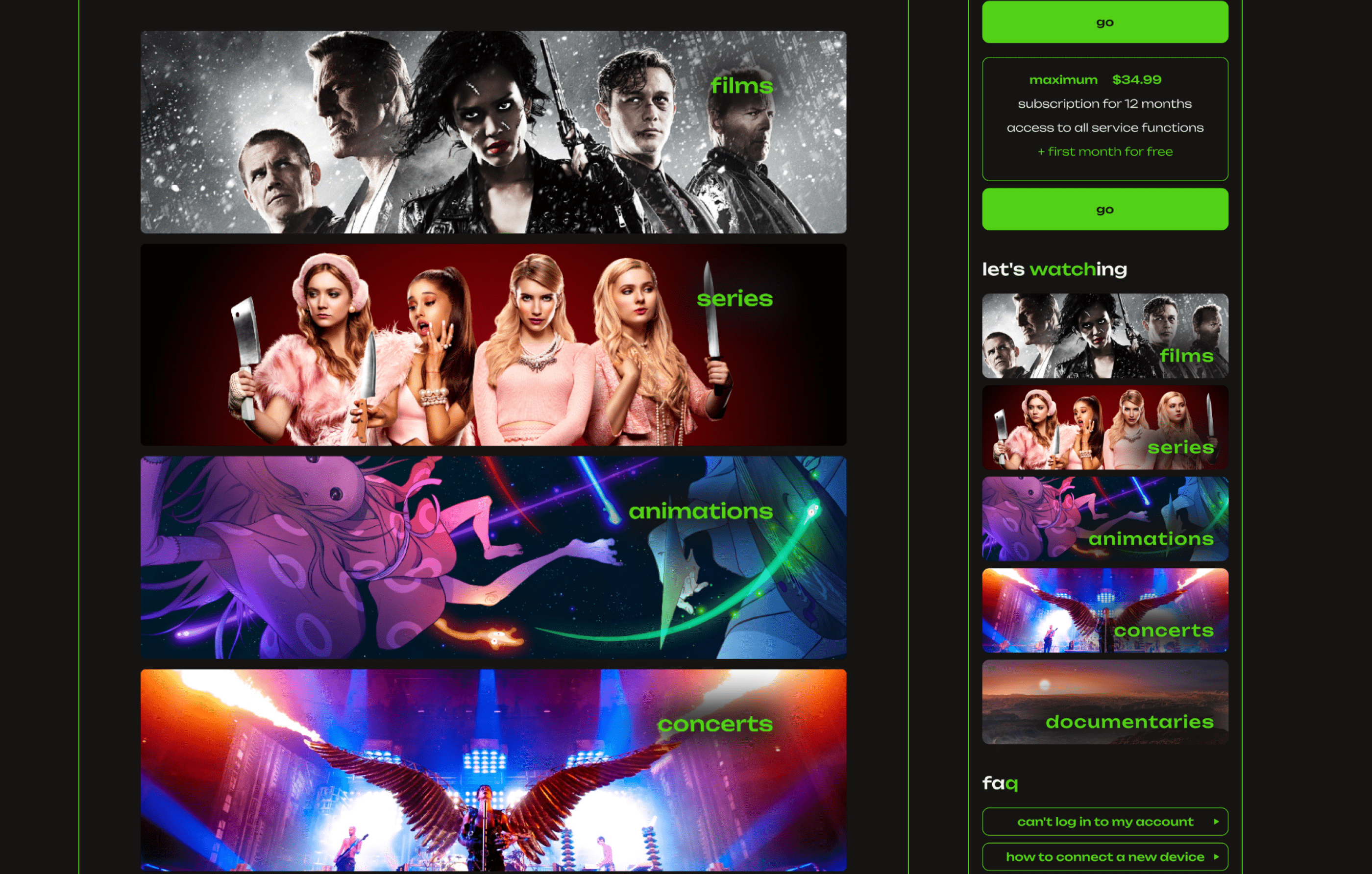 streaming service — Изображение №12 — Интерфейсы на Dprofile