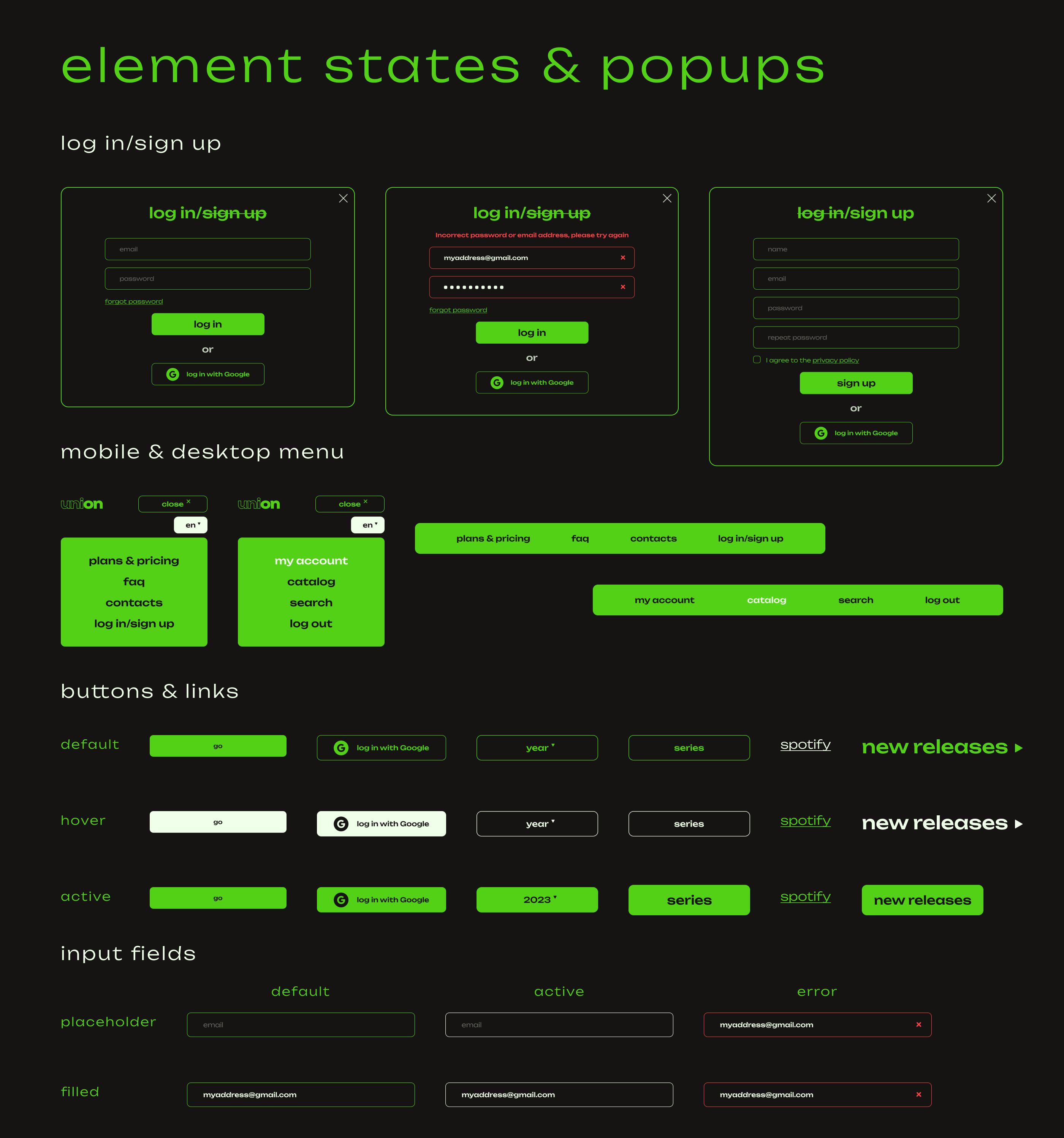 streaming service — Изображение №9 — Интерфейсы на Dprofile