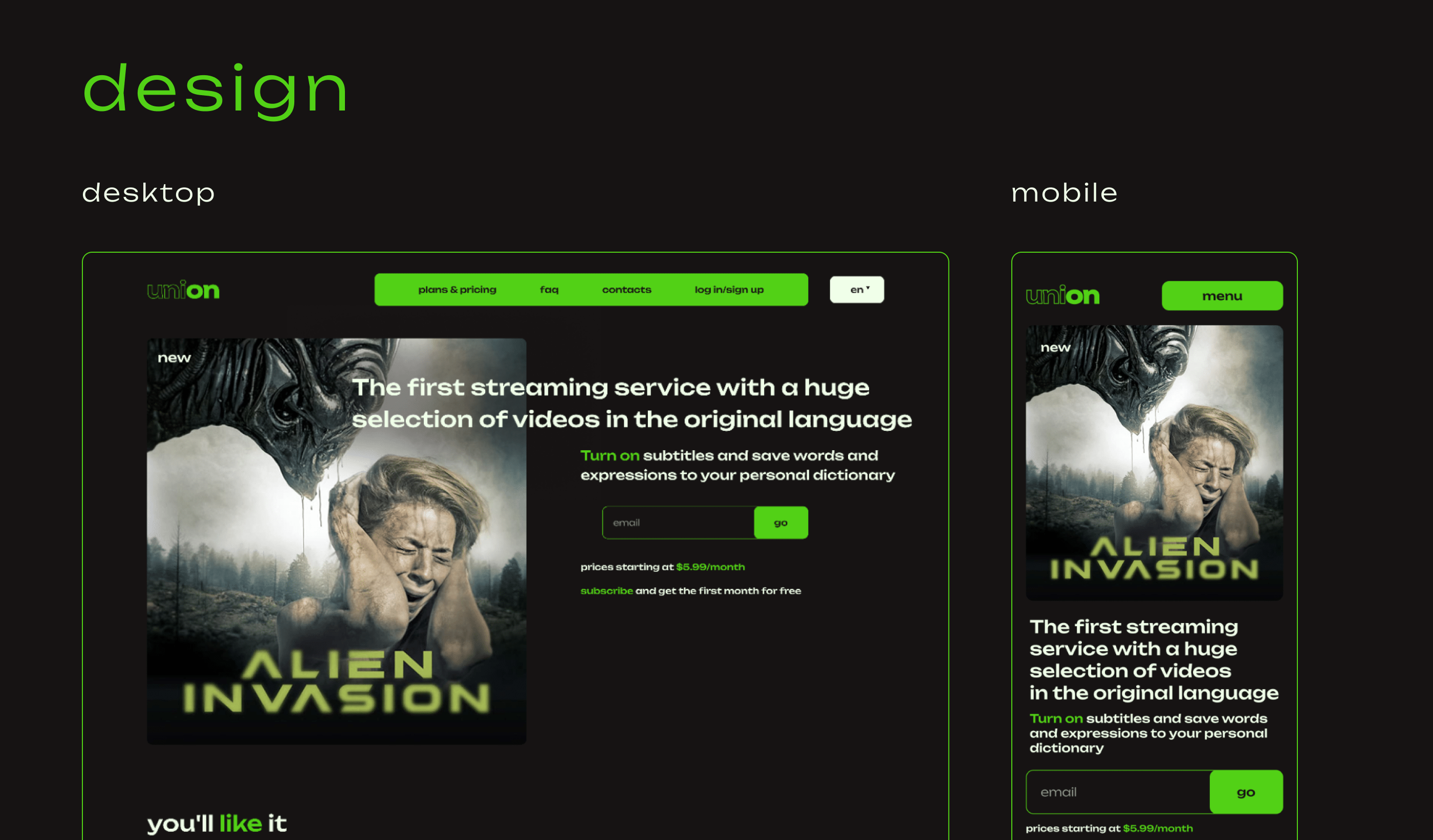 streaming service — Изображение №10 — Интерфейсы на Dprofile