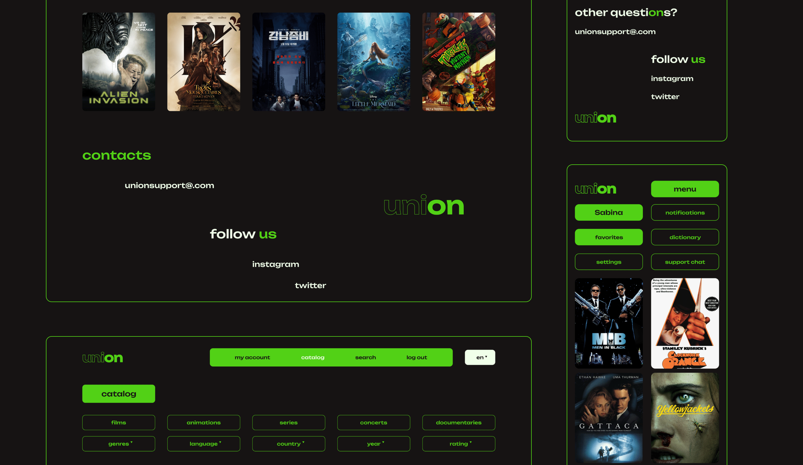 streaming service — Изображение №15 — Интерфейсы на Dprofile