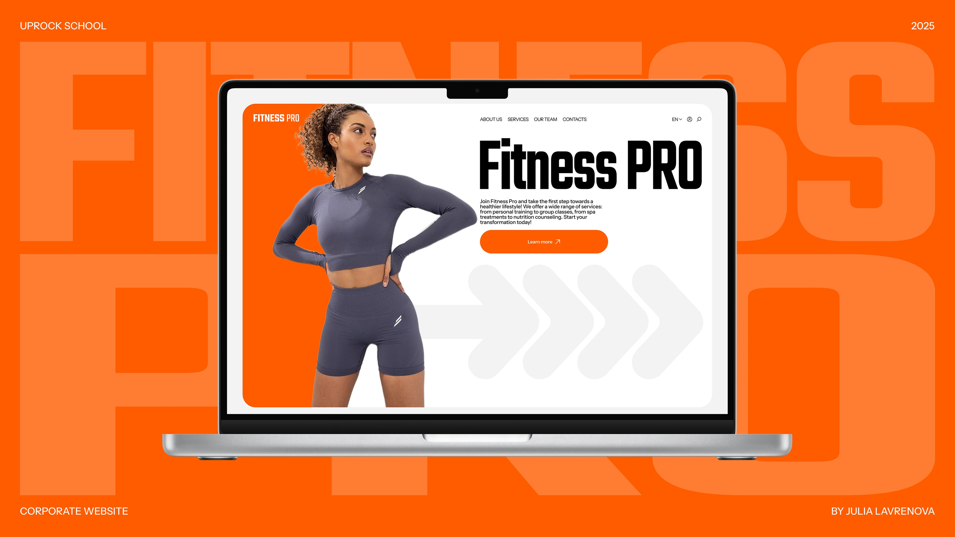 Fitness Pro [Corporate website] — Изображение №1 — Интерфейсы на Dprofile