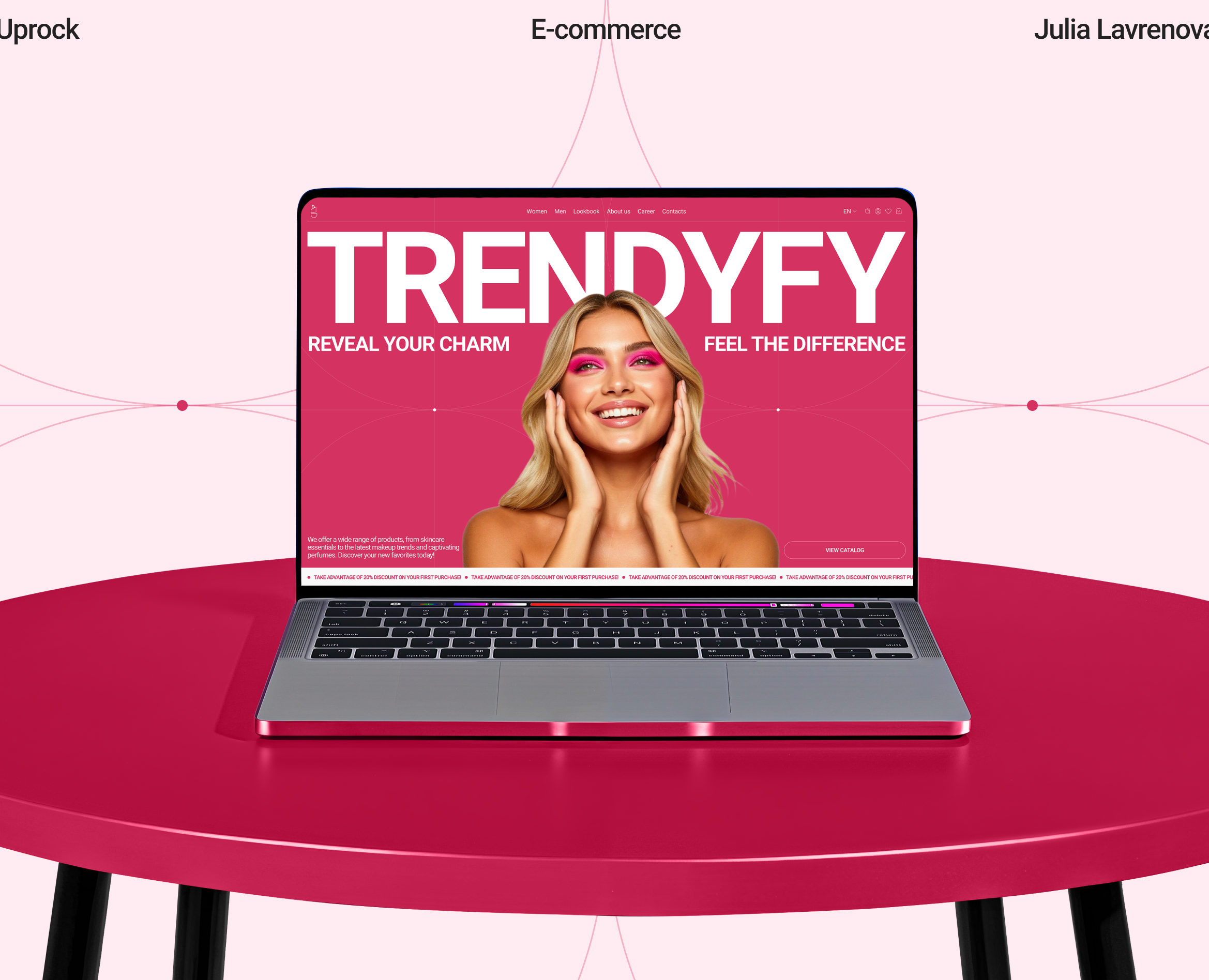 Online store "TRENDYFY" — Интерфейсы на Dprofile