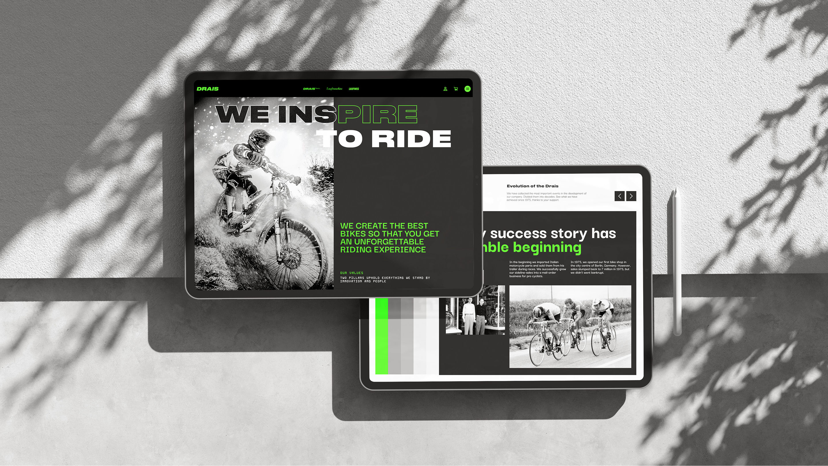 Drais Bicycles — Изображение №15 — Интерфейсы, Брендинг на Dprofile
