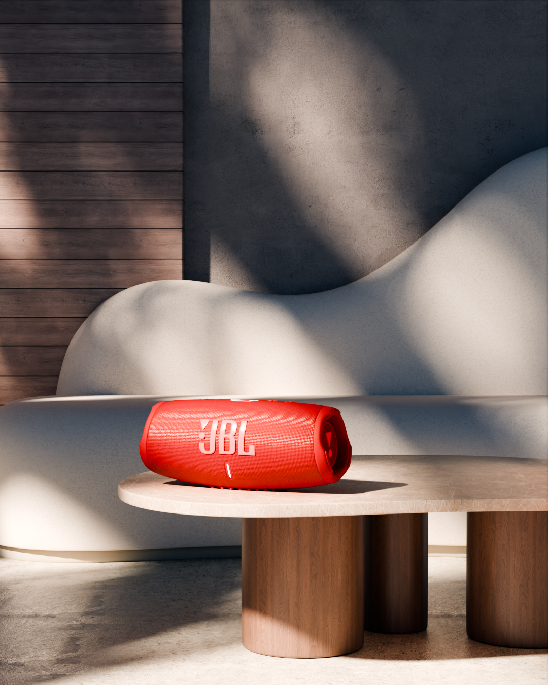 3D-визуализация и модель колонки JBL charge 5 — Изображение №7 — Интерфейсы, Иллюстрация на Dprofile