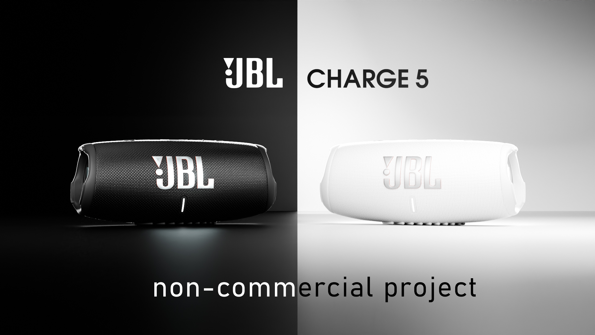 3D-визуализация и модель колонки JBL charge 5 — Изображение №1 — Интерфейсы, Иллюстрация на Dprofile