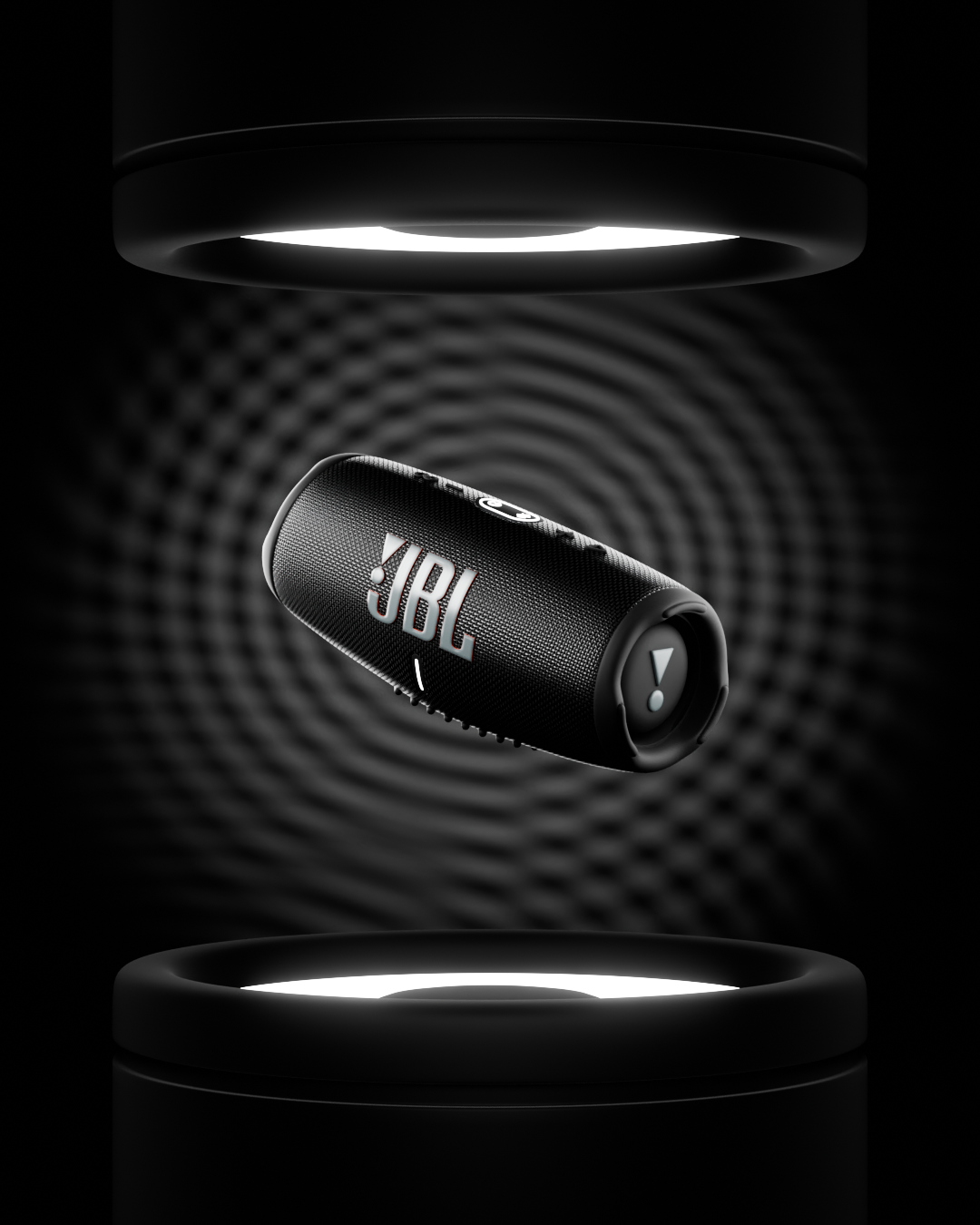 3D-визуализация и модель колонки JBL charge 5 — Изображение №3 — Интерфейсы, Иллюстрация на Dprofile
