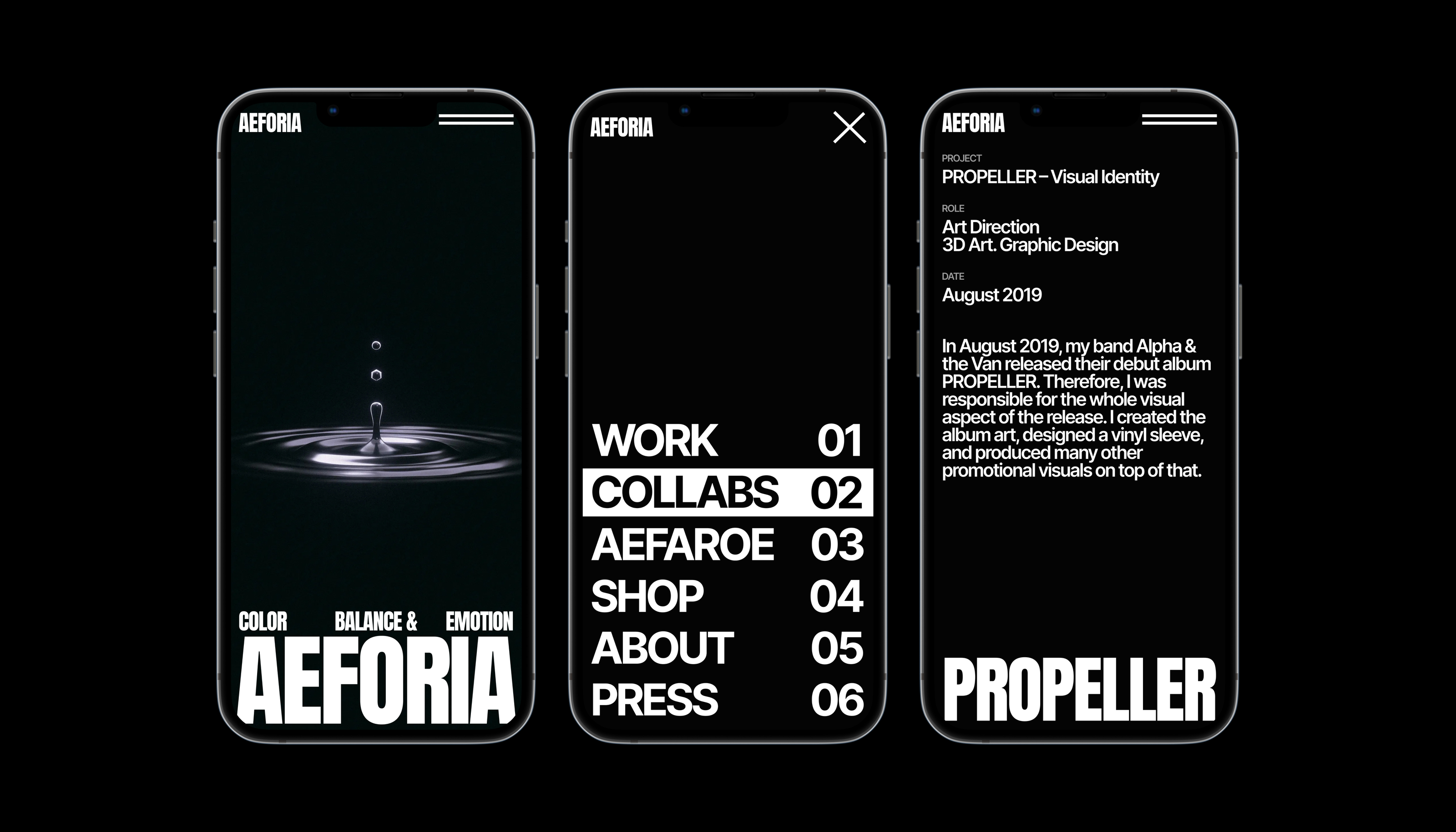 Aeforia — Изображение №3 — Интерфейсы на Dprofile