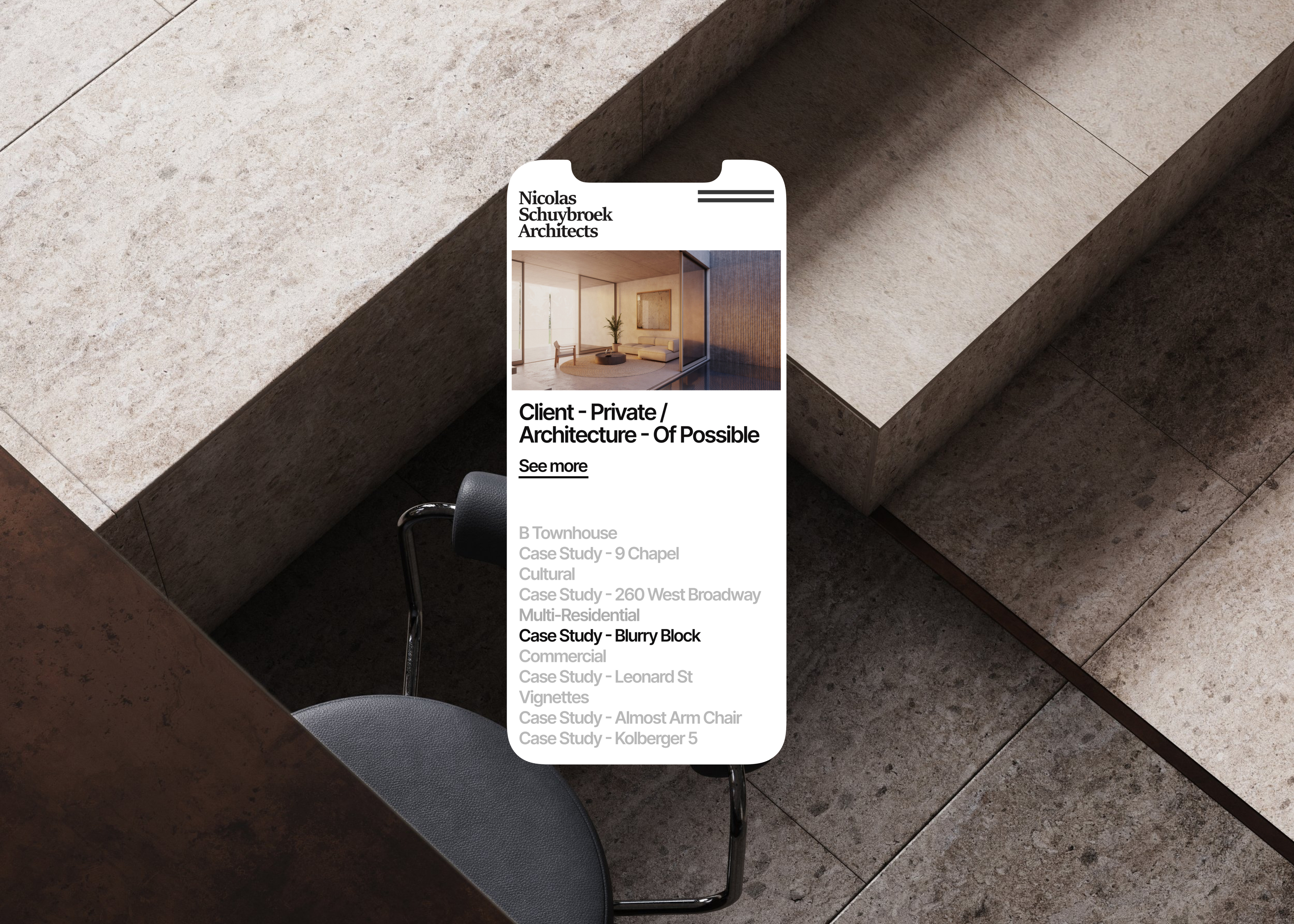 Nicolas Schuybroek Architects — Изображение №5 — Интерфейсы на Dprofile