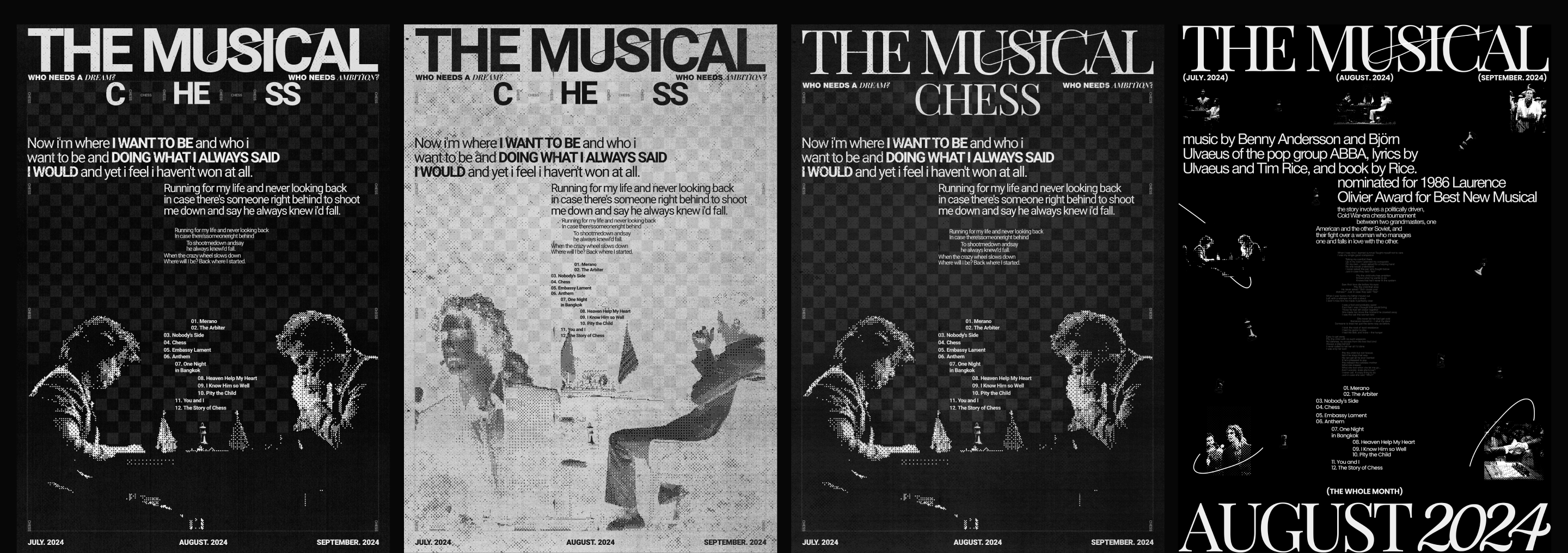 MUSICAL THEATRE | POSTERS — Изображение №4 — Брендинг, Графика на Dprofile