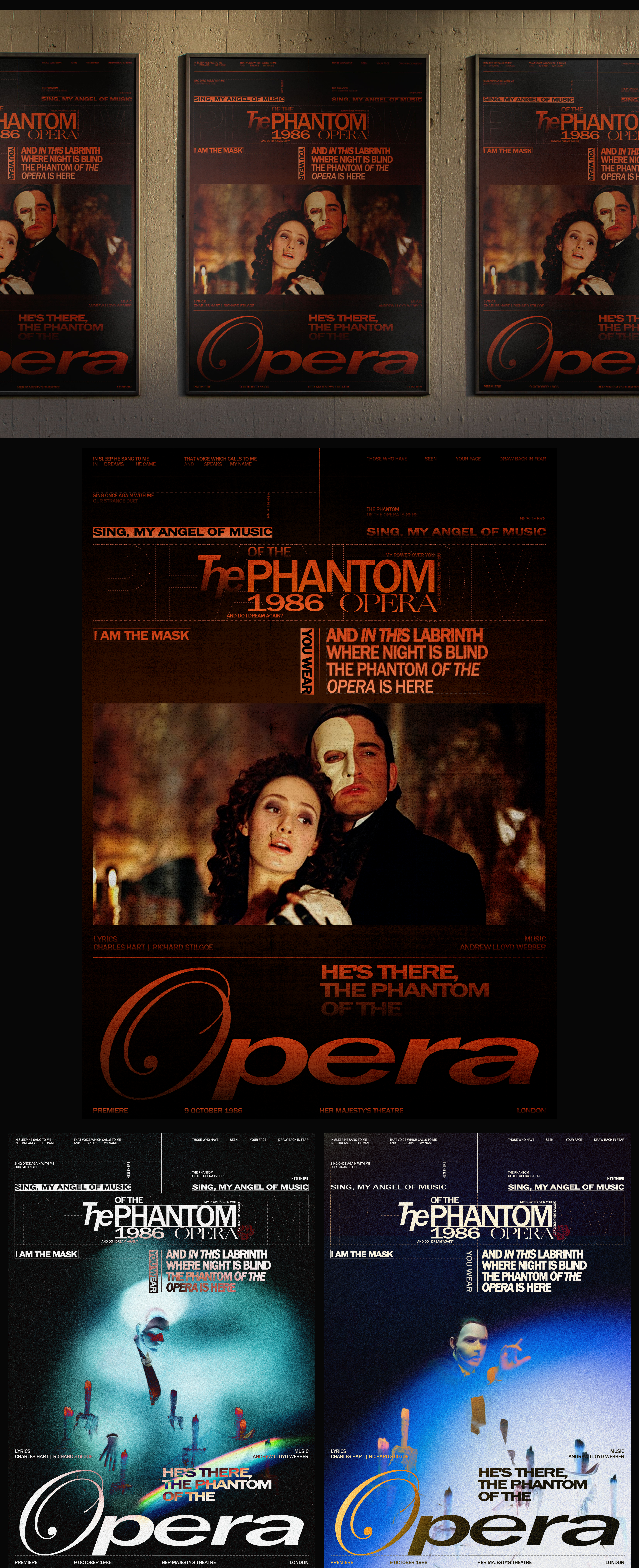 MUSICAL THEATRE | POSTERS — Изображение №6 — Брендинг, Графика на Dprofile