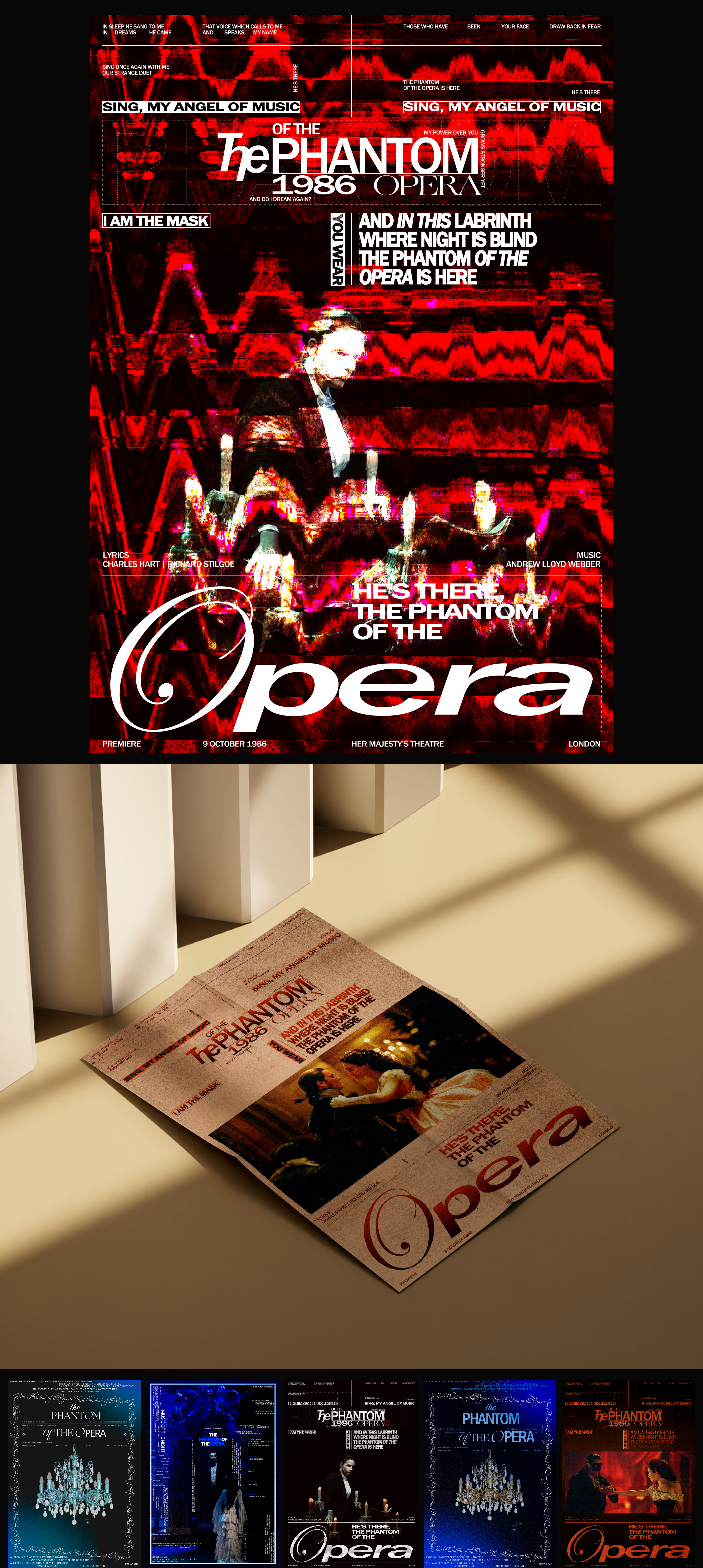 MUSICAL THEATRE | POSTERS — Изображение №7 — Брендинг, Графика на Dprofile
