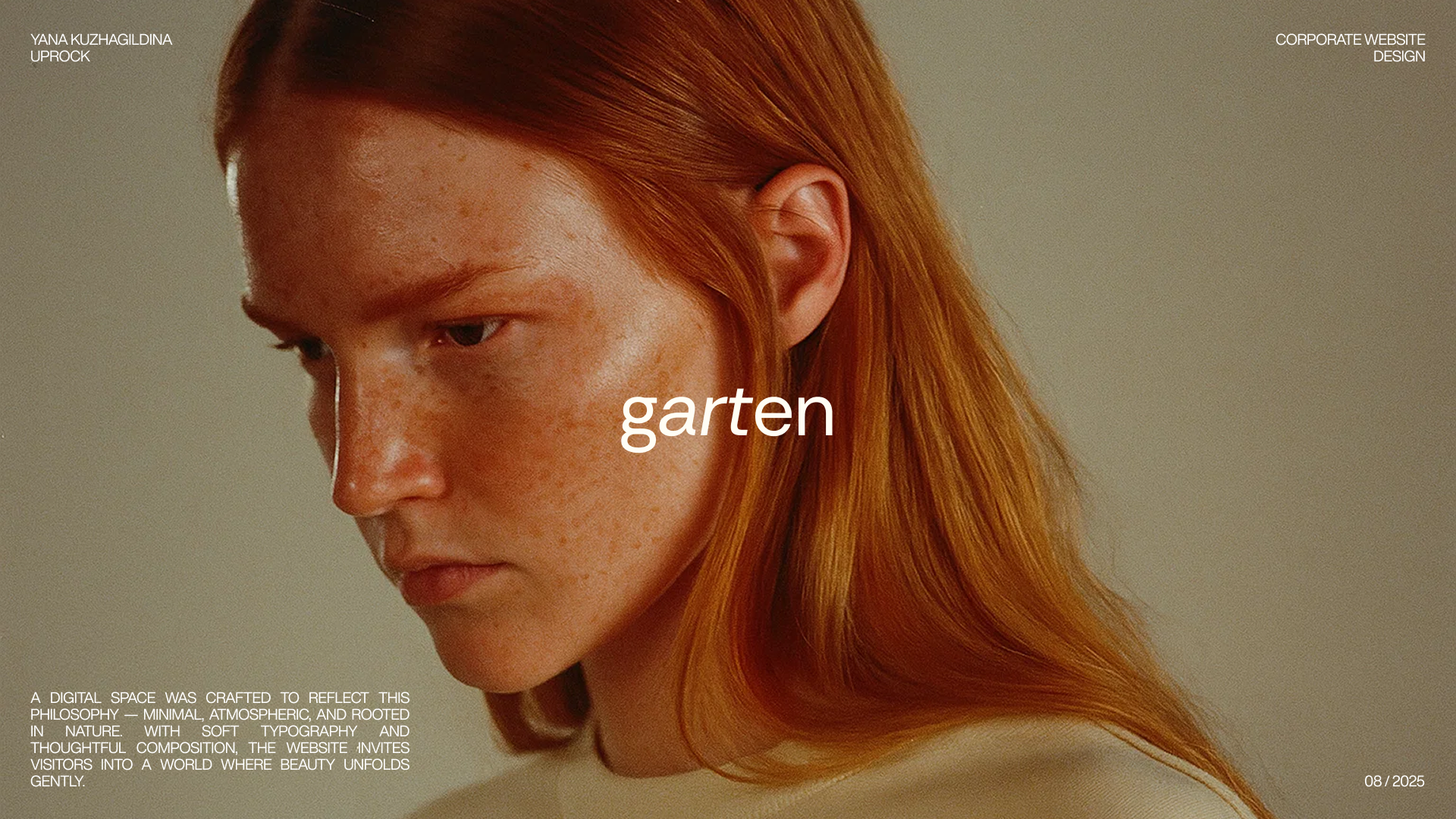 Дизайн сайта для флористической студии Garten — Изображение №1 — Интерфейсы, Брендинг на Dprofile
