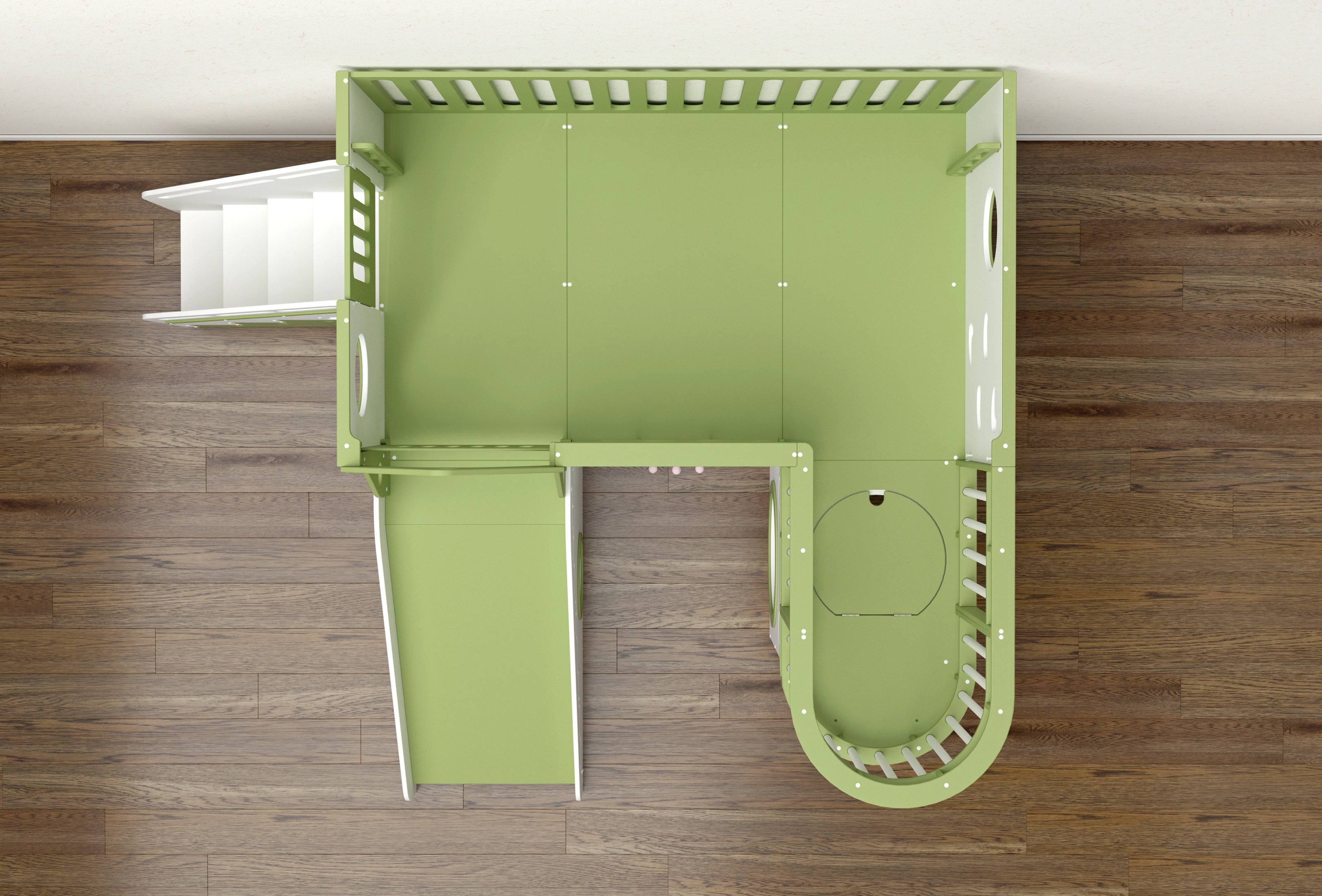 Игровой комплекс-кровать. — Изображение №7 — 3D на Dprofile