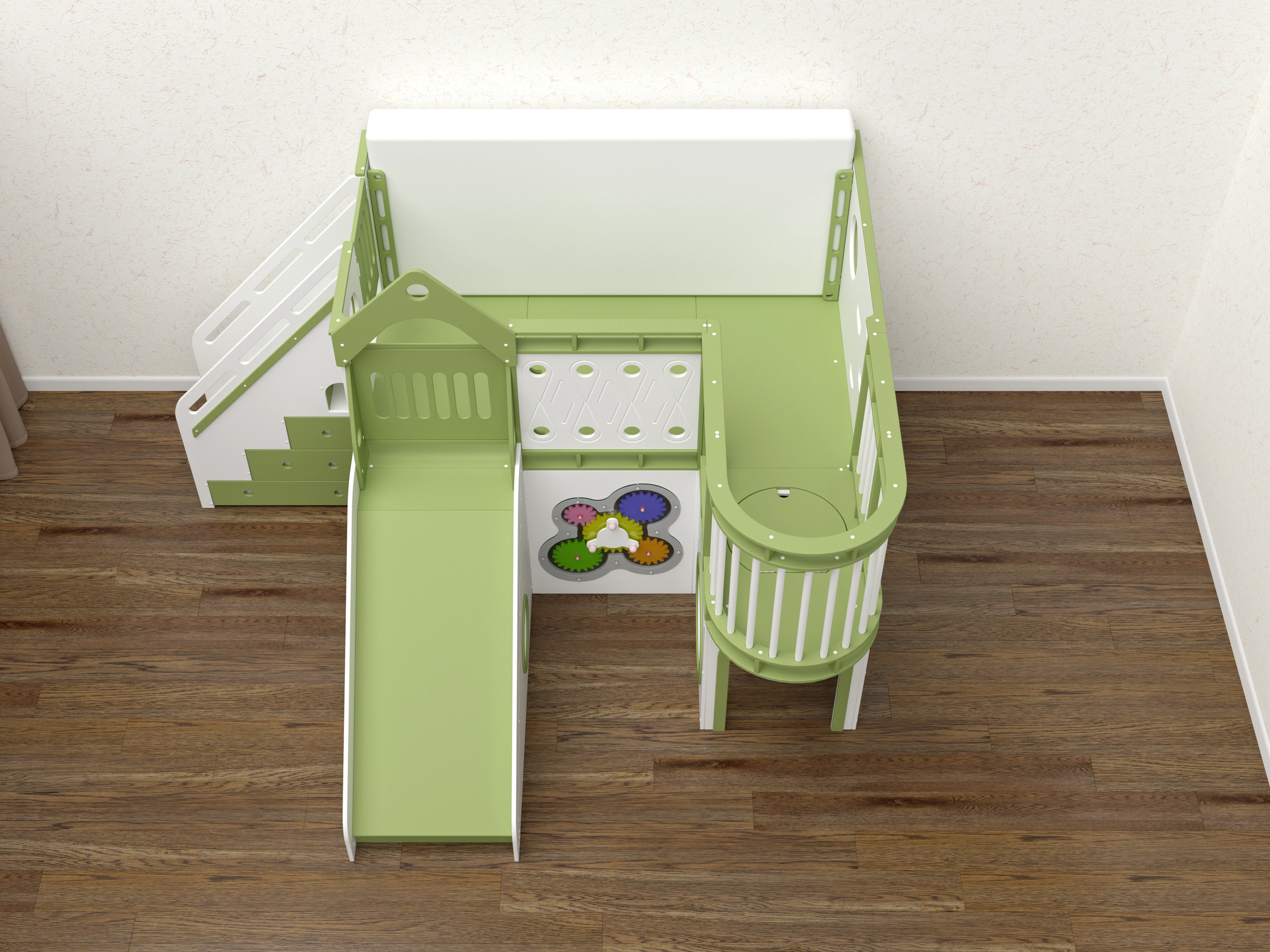 Игровой комплекс-кровать. — Изображение №5 — 3D на Dprofile