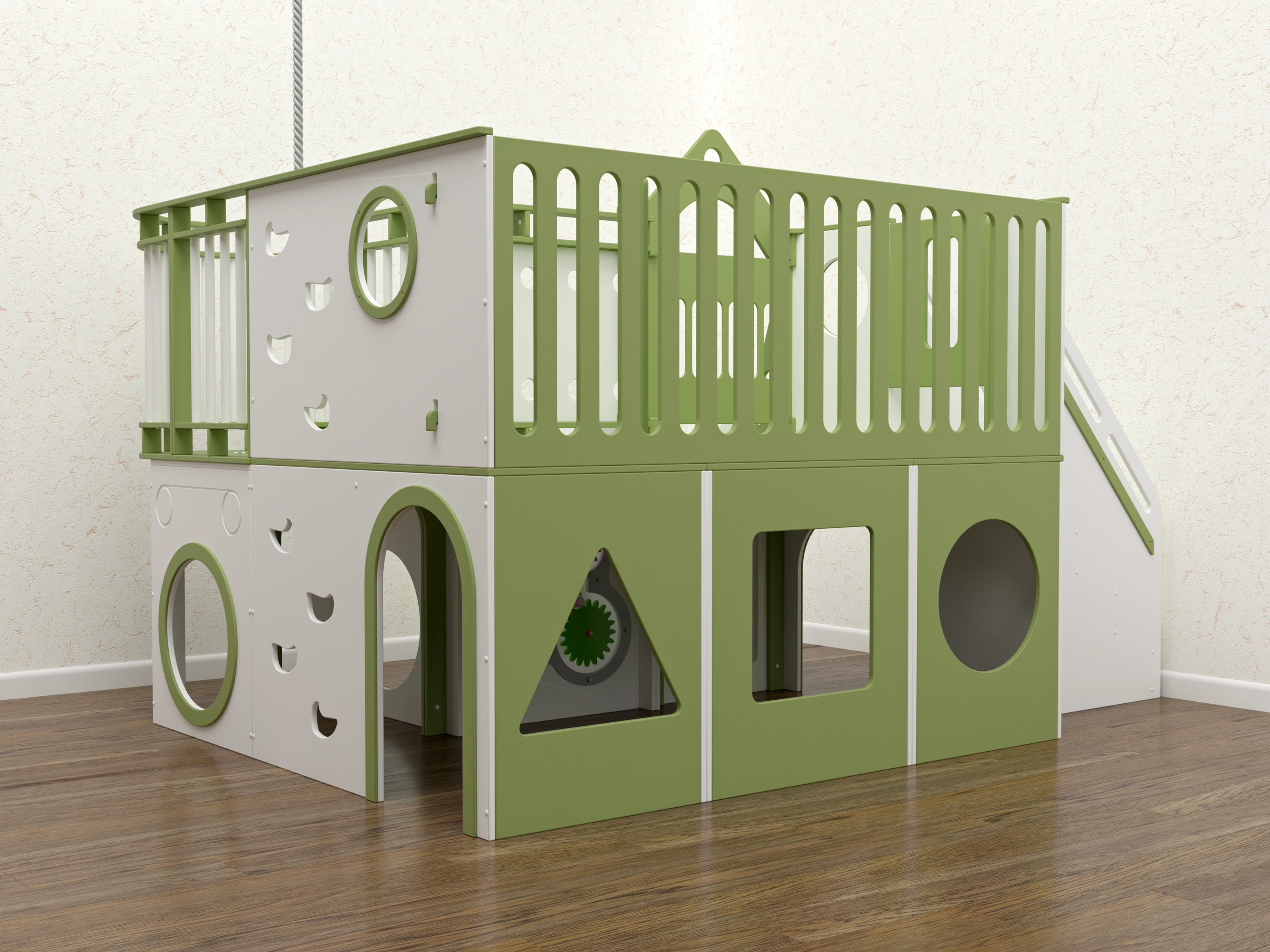 Игровой комплекс-кровать. — Изображение №3 — 3D на Dprofile