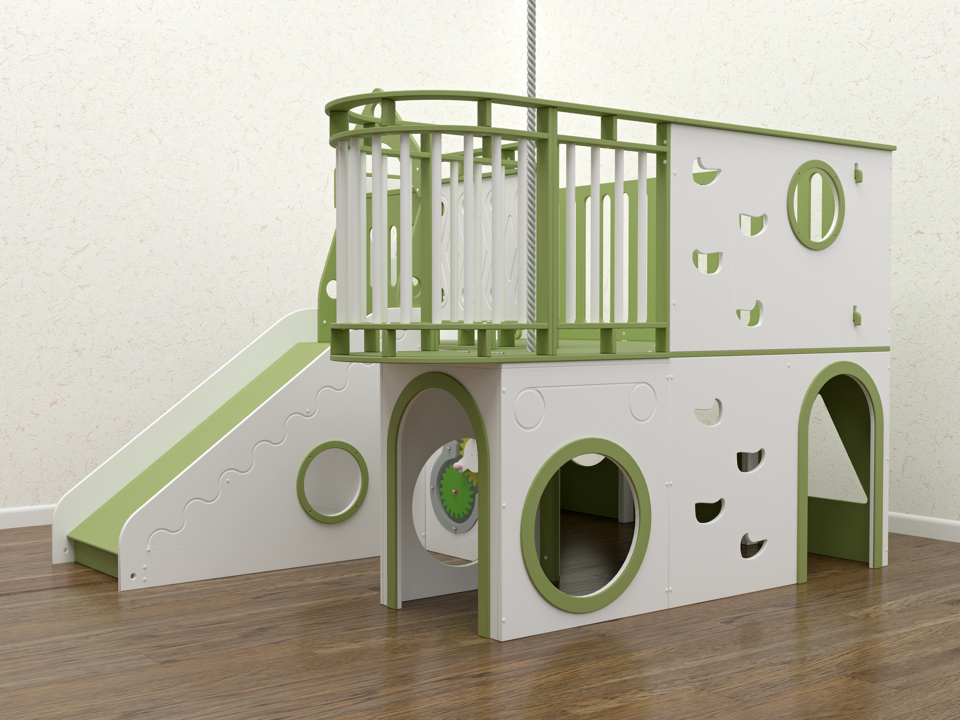 Игровой комплекс-кровать. — Изображение №2 — 3D на Dprofile