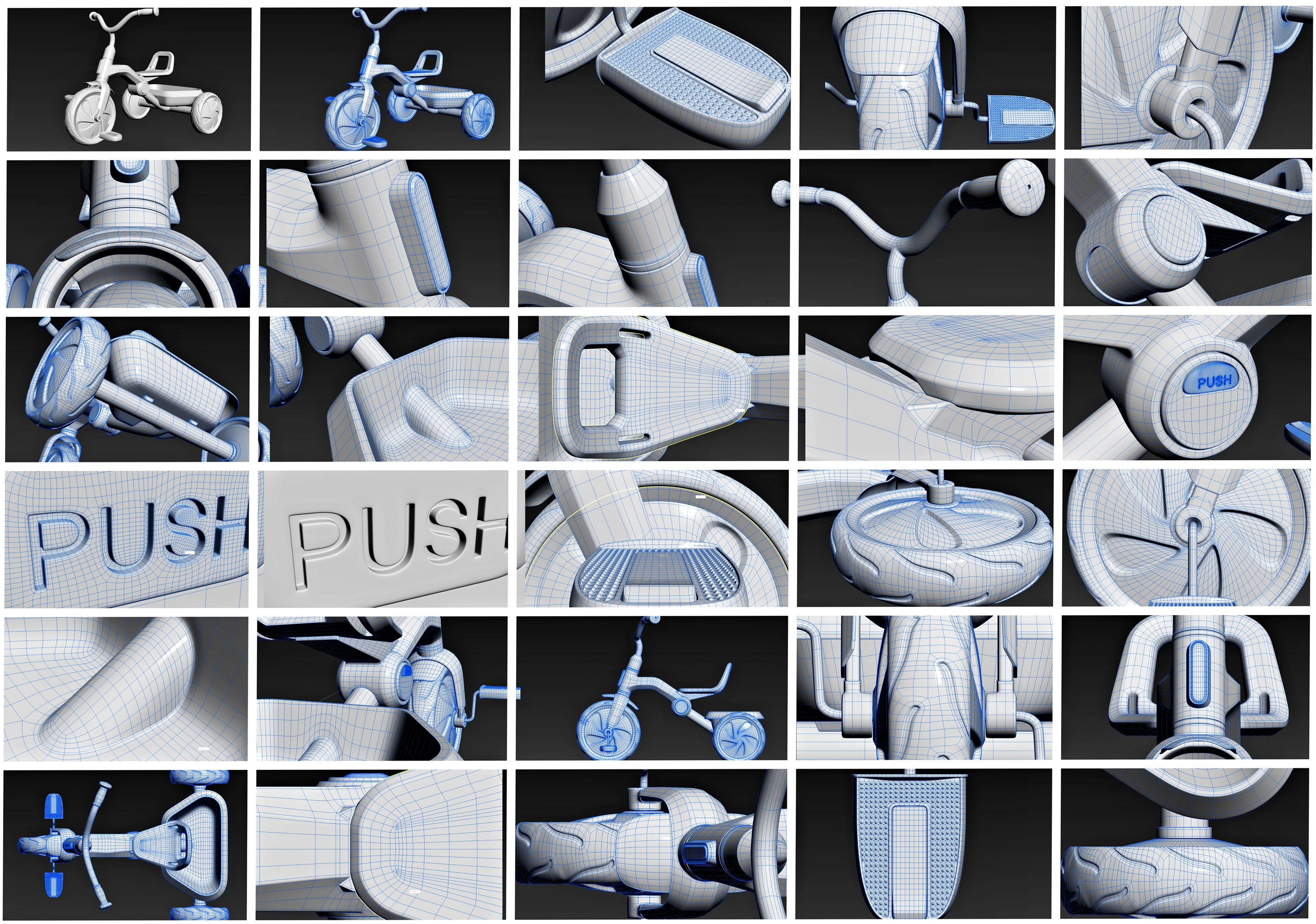 Трехколесный велосипед QPlay — Изображение №11 — 3D на Dprofile