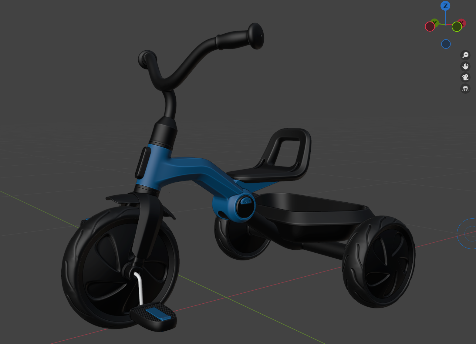 Трехколесный велосипед QPlay — Изображение №12 — 3D на Dprofile