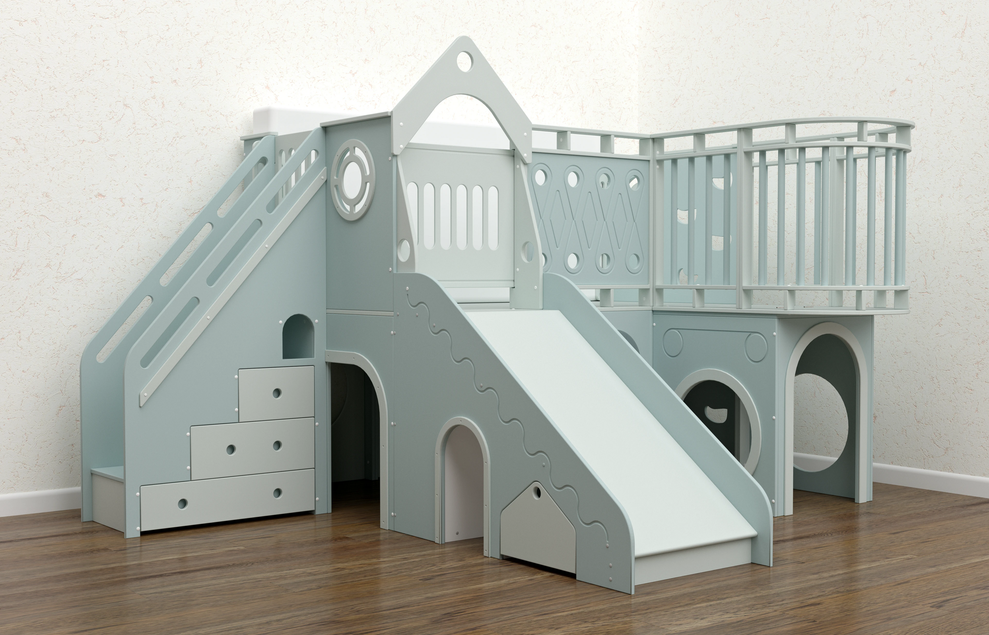 Детская кровать. Проект + Рендер. — Изображение №1 — 3D на Dprofile