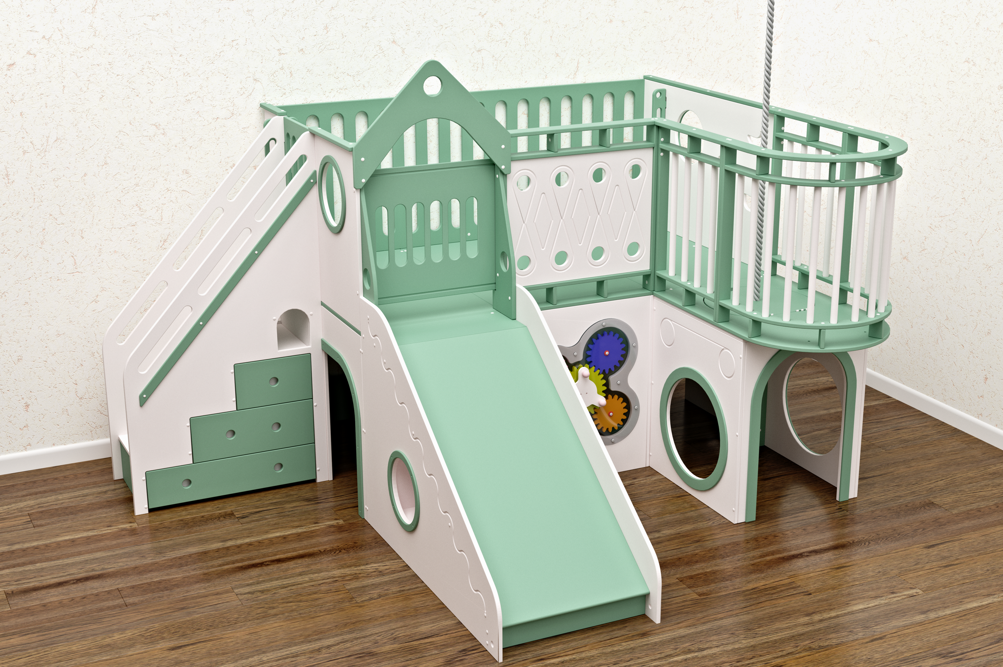 Детская кровать. Проект + Рендер. — Изображение №4 — 3D на Dprofile