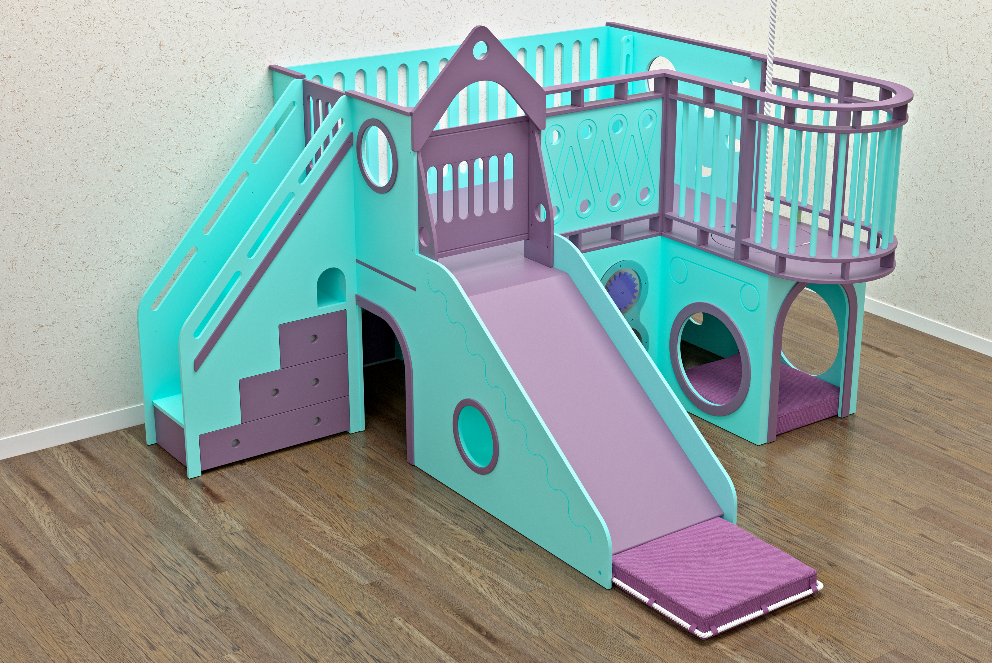 Детская кровать. Проект + Рендер. — Изображение №2 — 3D на Dprofile