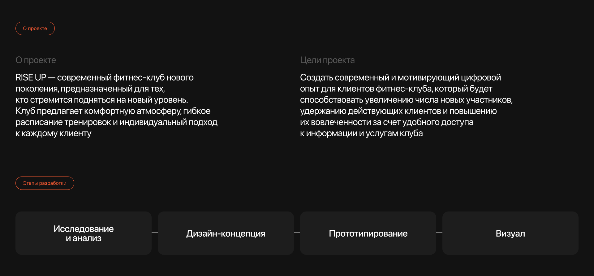 RISE UP — Fitness Club | Website — Изображение №2 — Интерфейсы на Dprofile