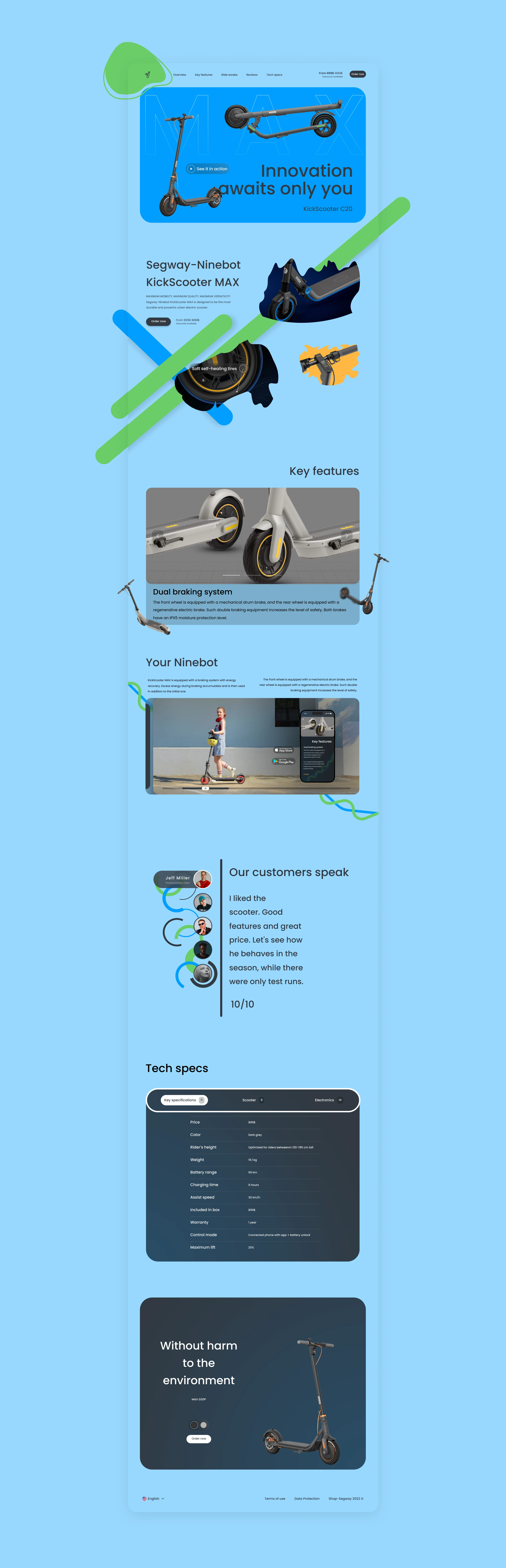 Site Segway — Изображение №2 — Интерфейсы на Dprofile
