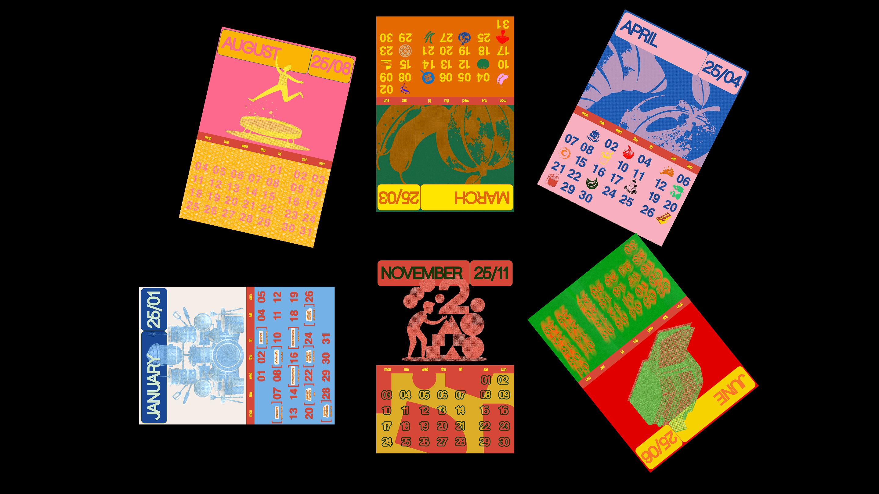 SYNESTHESIA CALENDAR 2025 — Изображение №17 — Брендинг, Графика на Dprofile