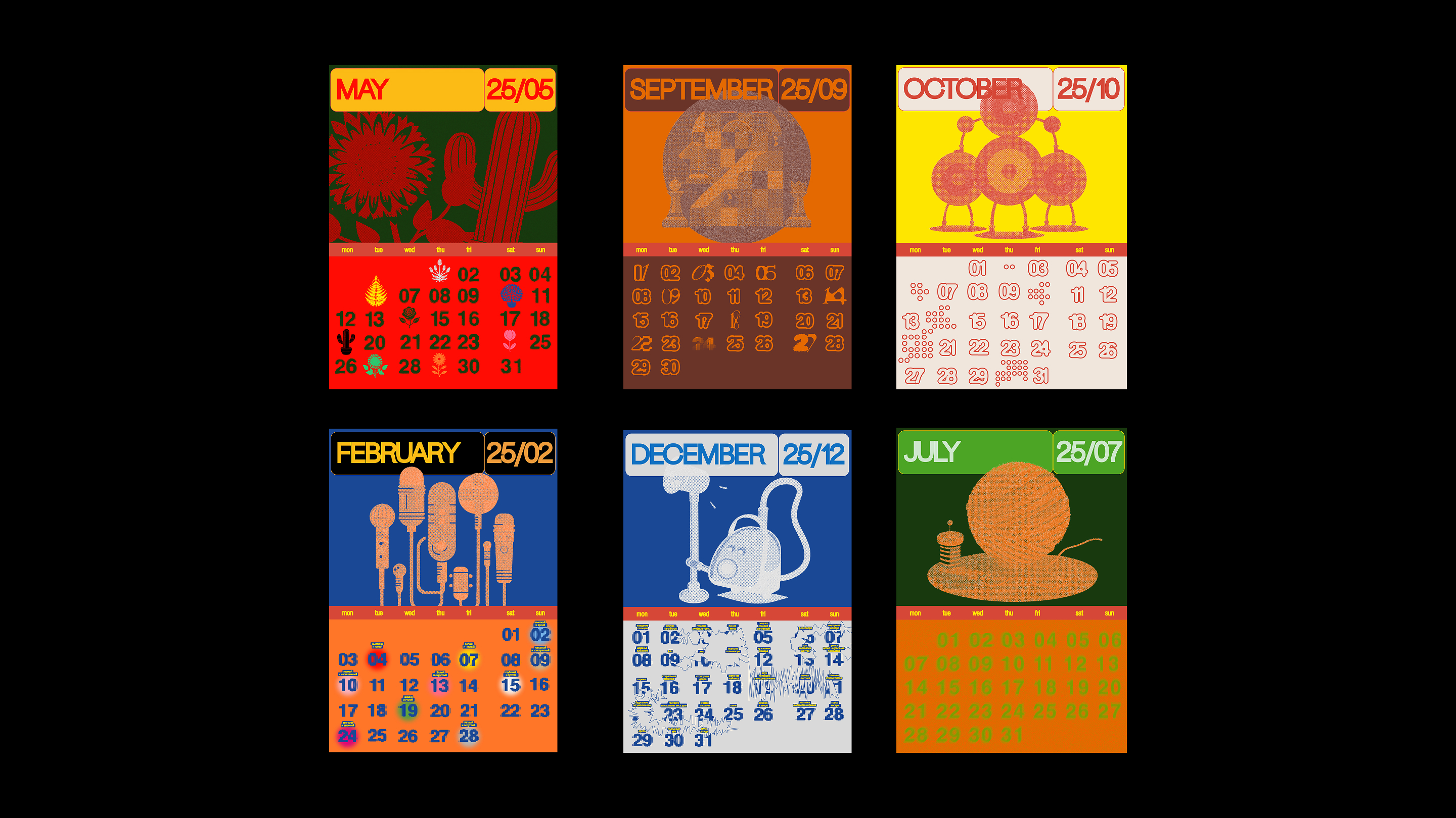 SYNESTHESIA CALENDAR 2025 — Изображение №15 — Брендинг, Графика на Dprofile