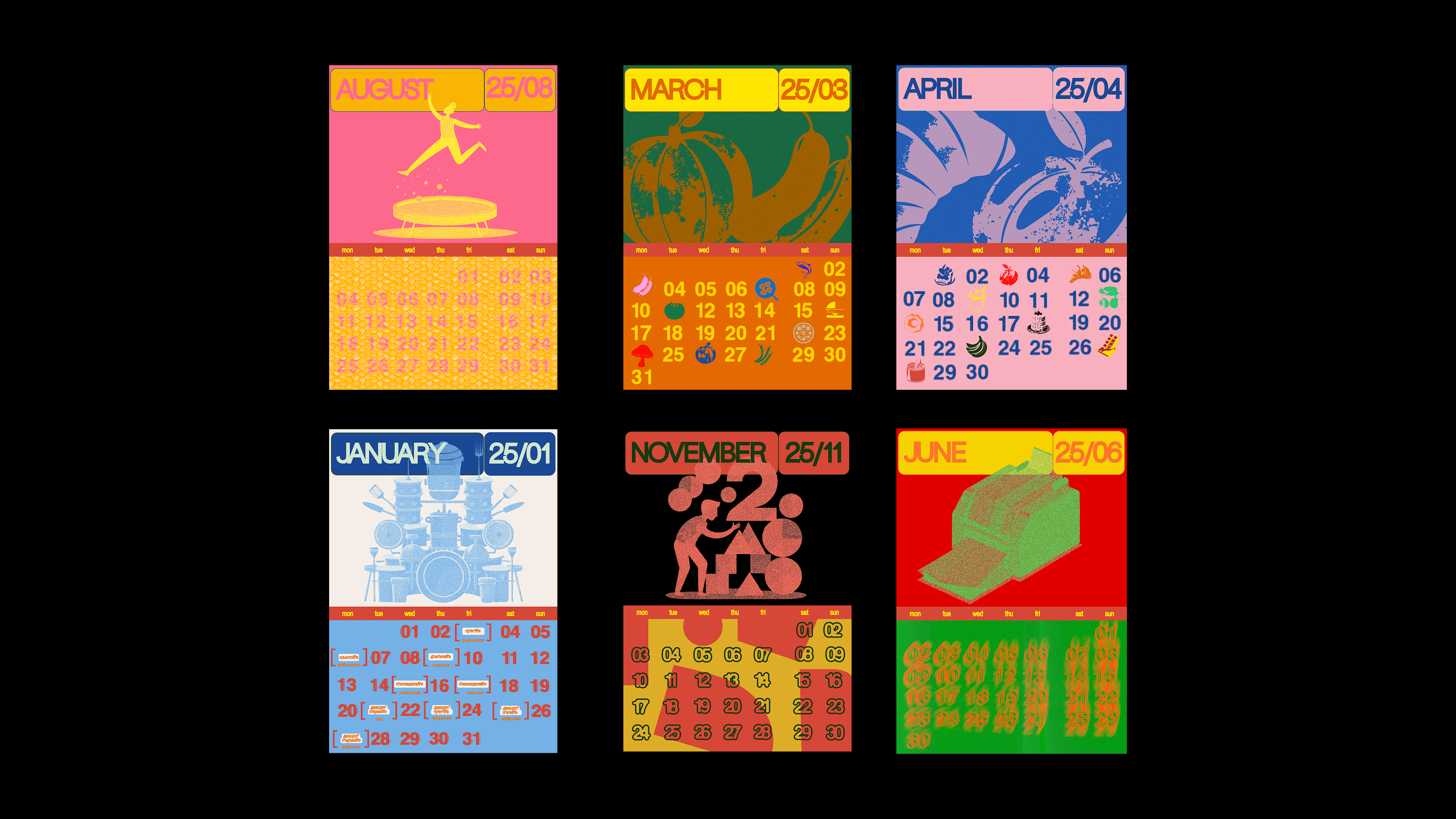 SYNESTHESIA CALENDAR 2025 — Изображение №16 — Брендинг, Графика на Dprofile