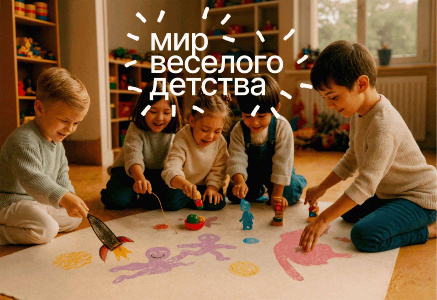 Брендинг для детского сада "Мир веселого творчества" — Изображение №1 — Брендинг на Dprofile