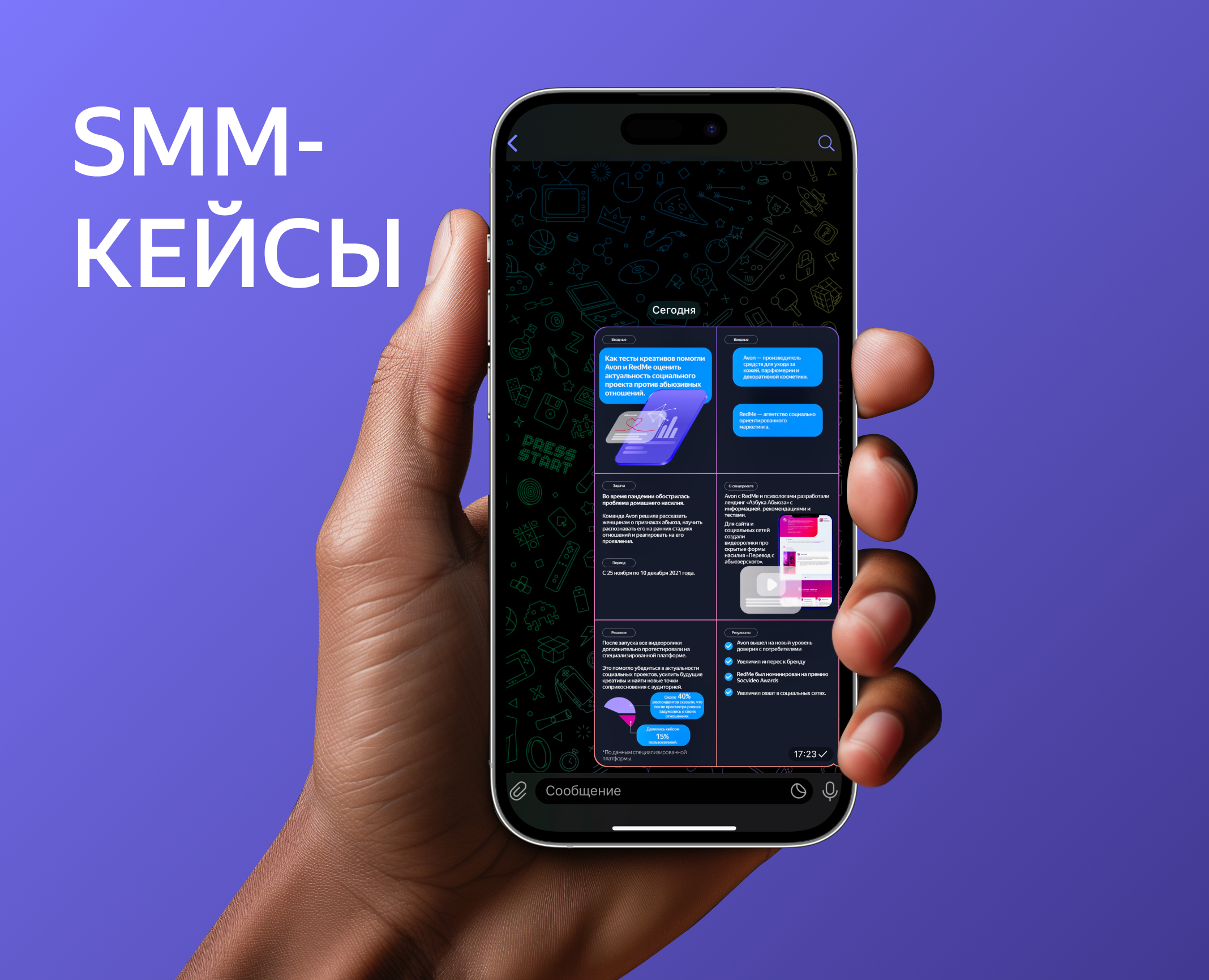 SMM кейсы — Графика, Маркетинг на Dprofile