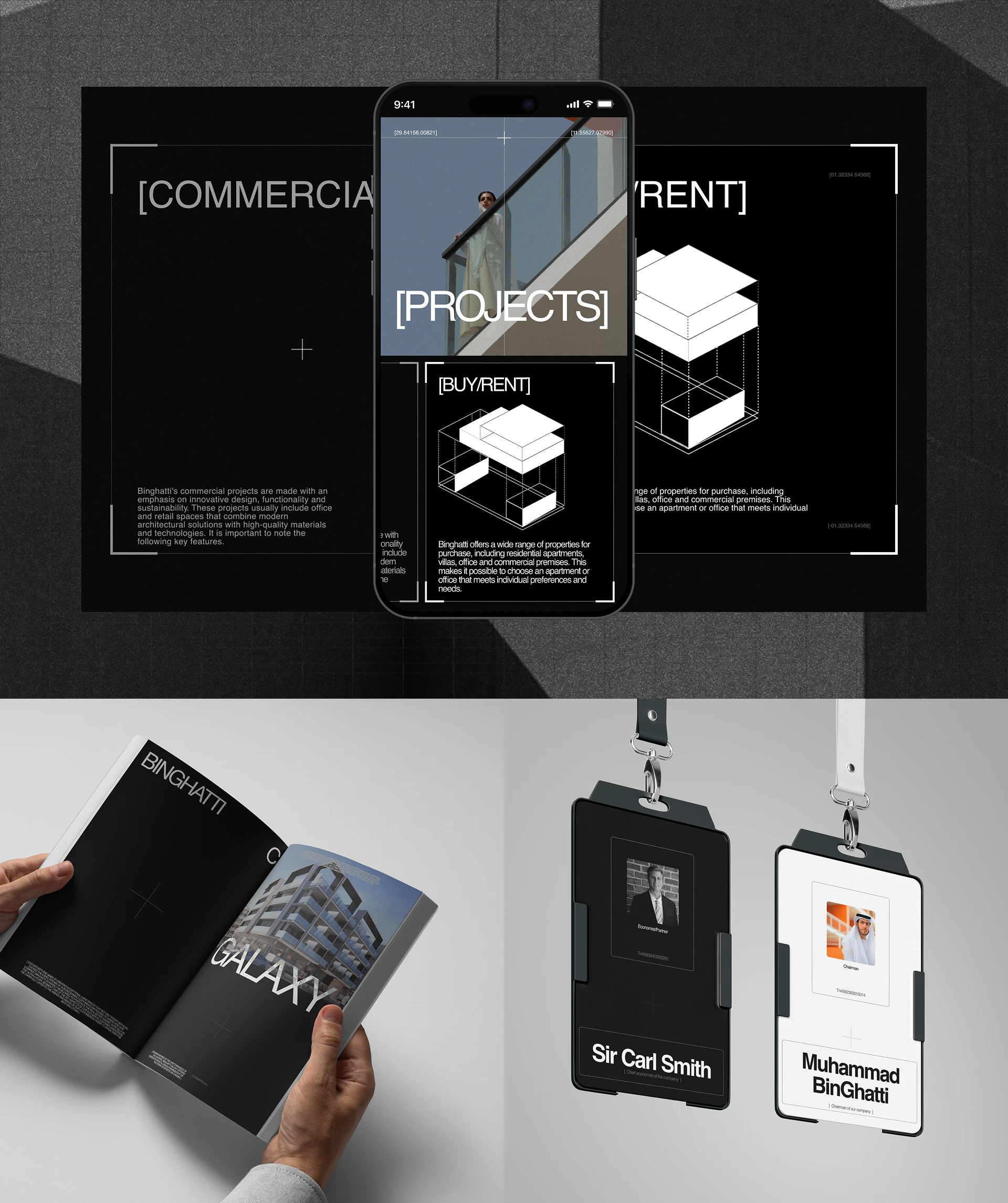 Binghatti — Изображение №9 — Интерфейсы, Брендинг на Dprofile