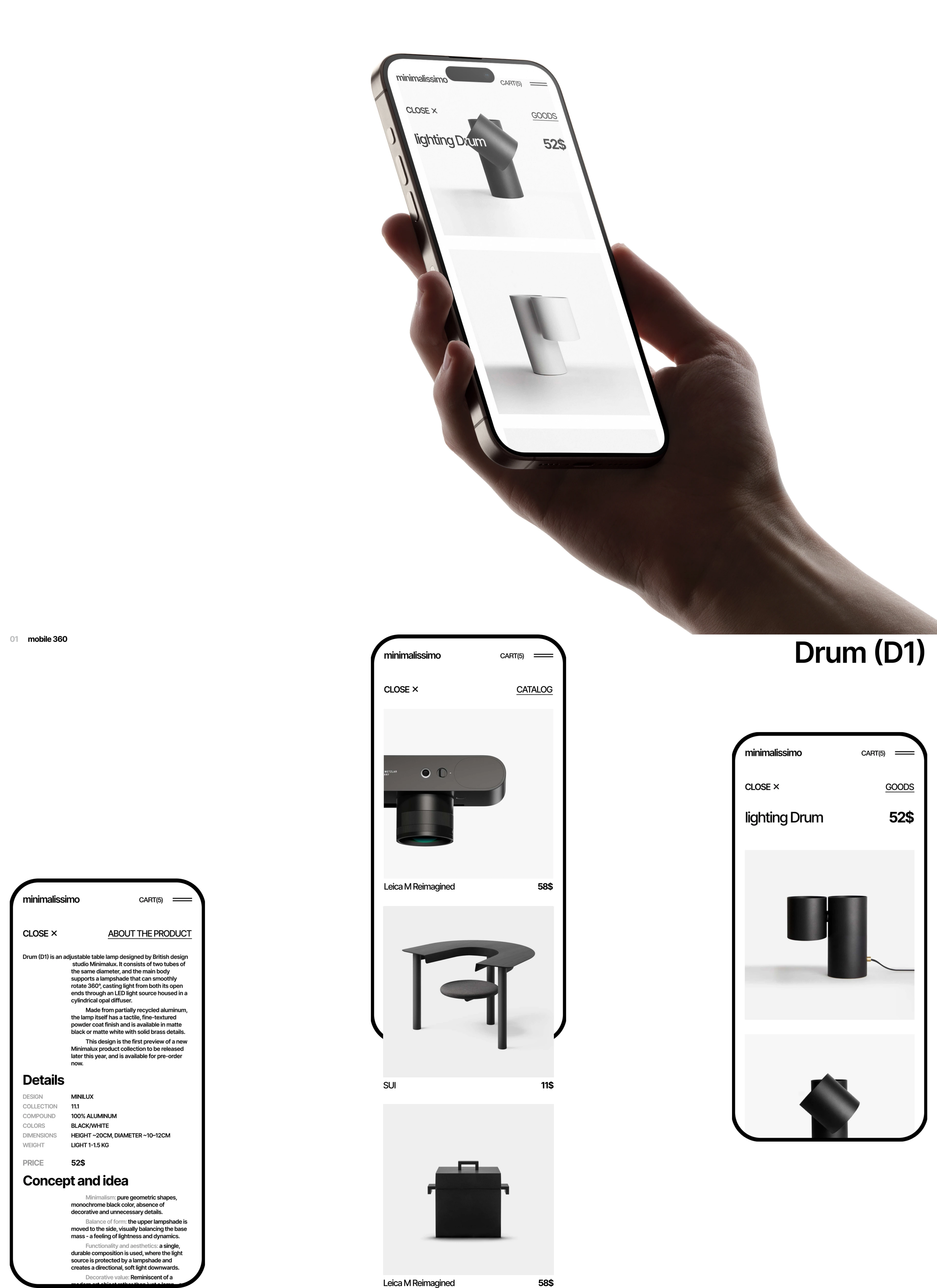 minimalissimo — Изображение №4 — Интерфейсы, Анимация на Dprofile