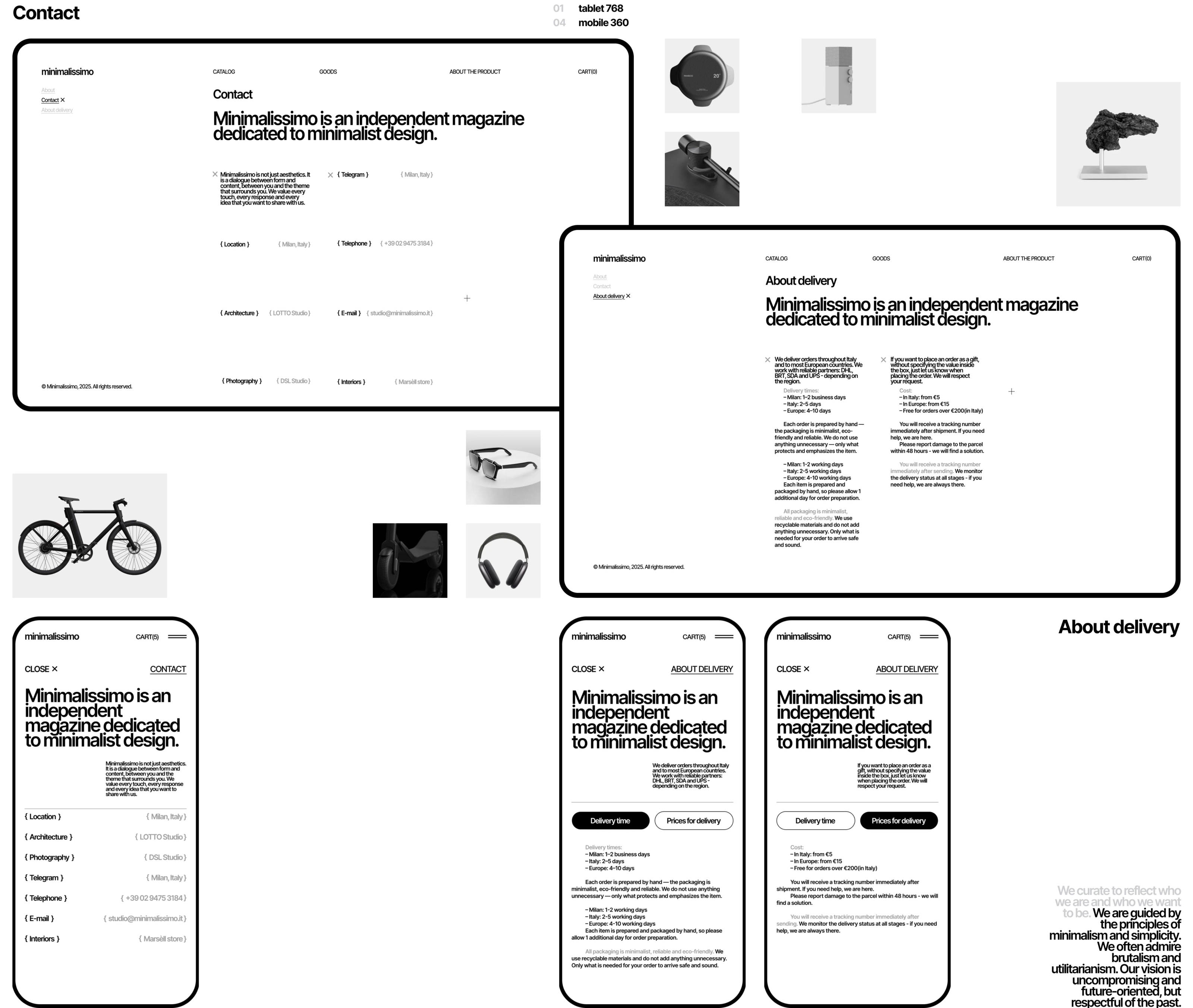 minimalissimo — Изображение №10 — Интерфейсы, Анимация на Dprofile