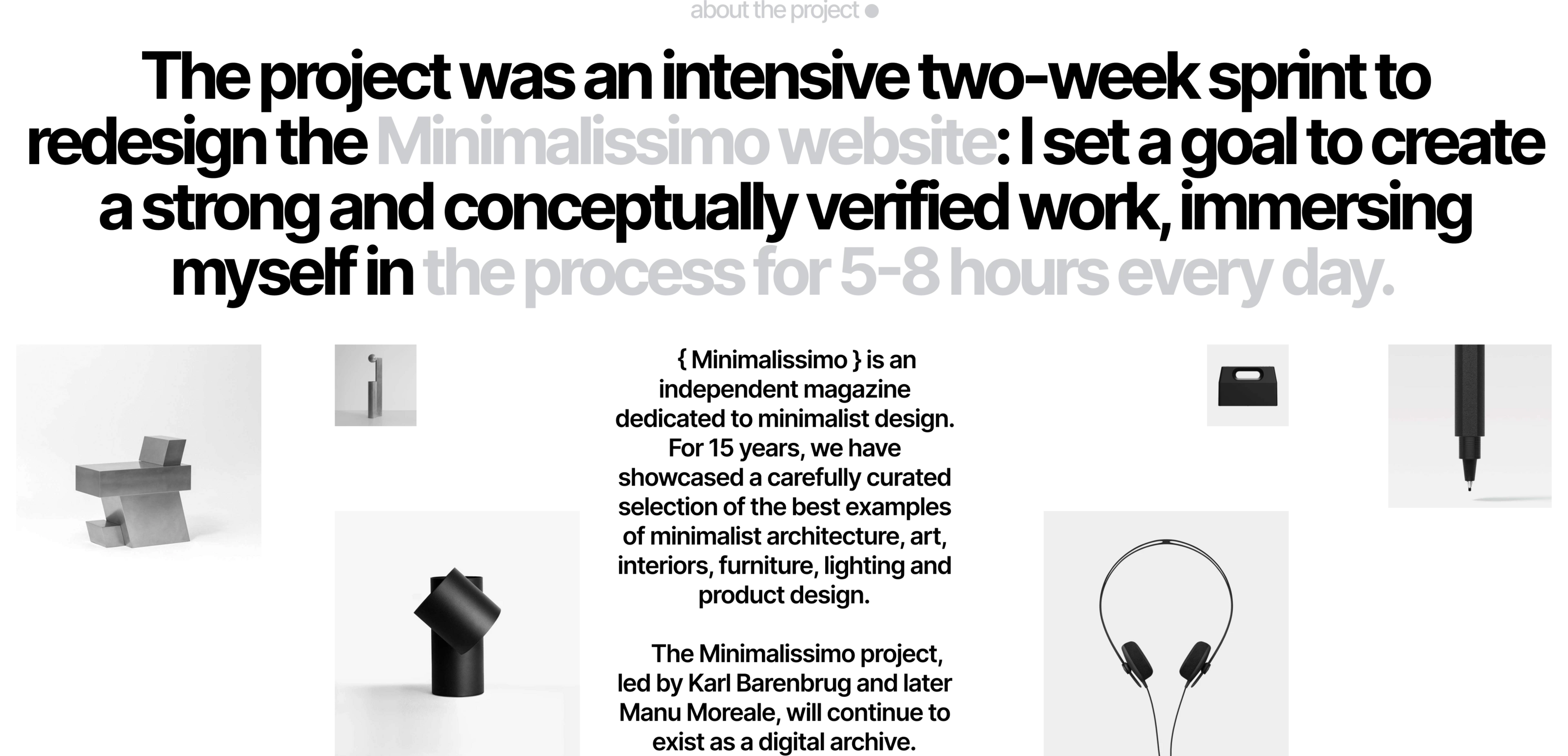 minimalissimo — Изображение №2 — Интерфейсы, Анимация на Dprofile