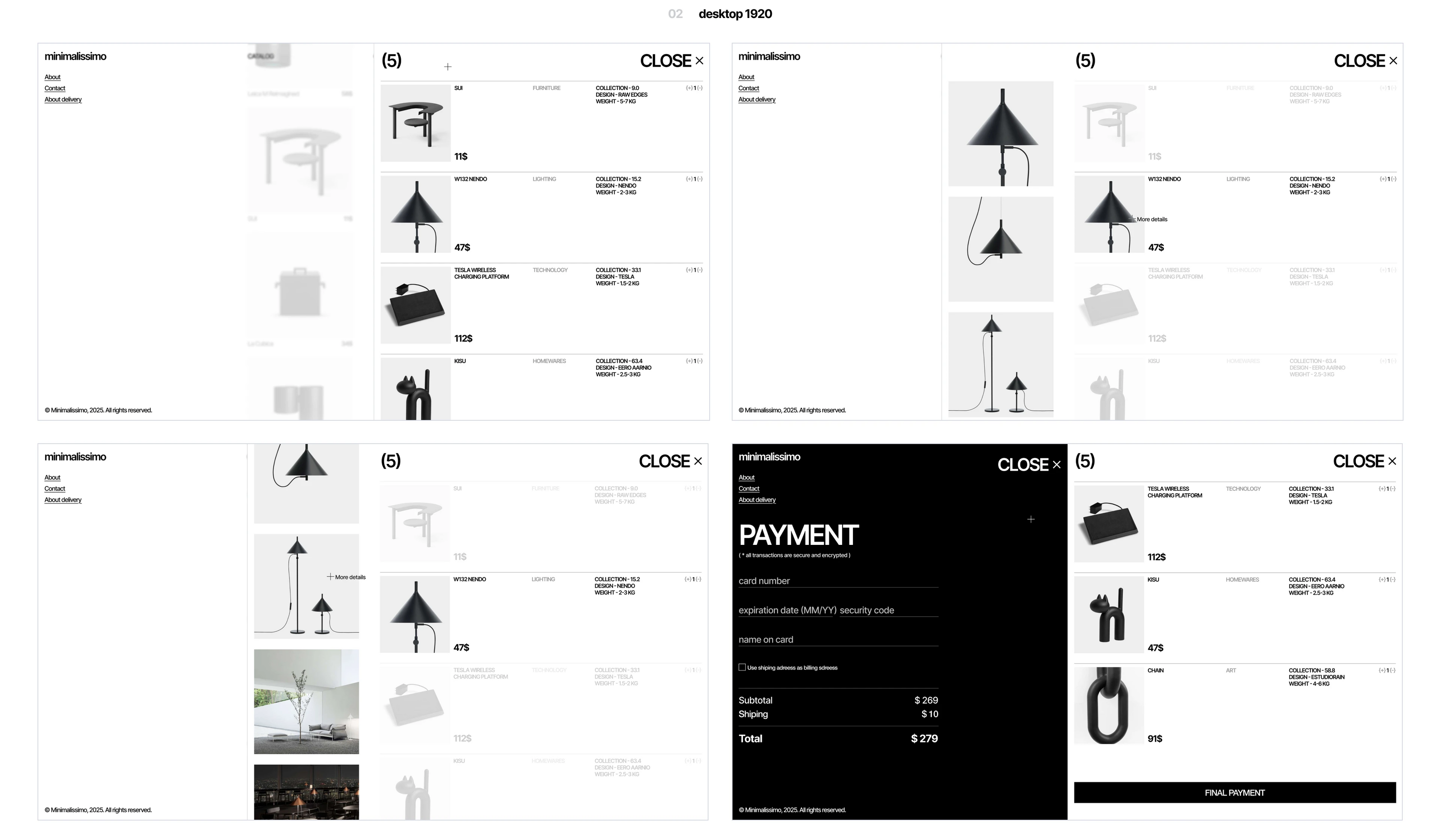 minimalissimo — Изображение №5 — Интерфейсы, Анимация на Dprofile