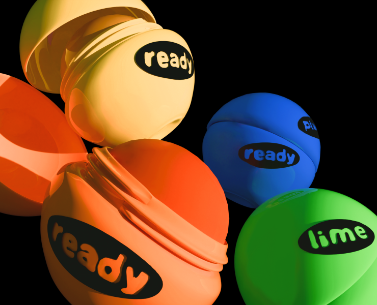 Дезодорант Ready — Брендинг, 3D на Dprofile