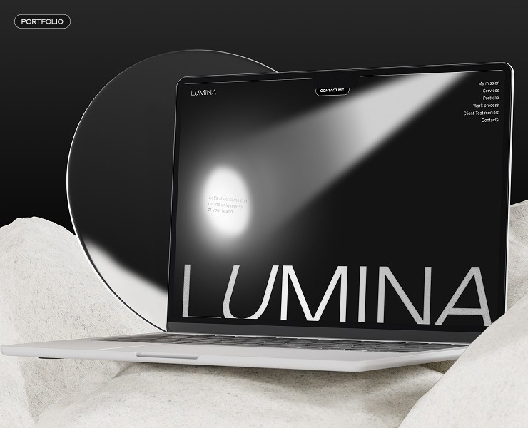 Lumina — Интерфейсы, Брендинг на Dprofile