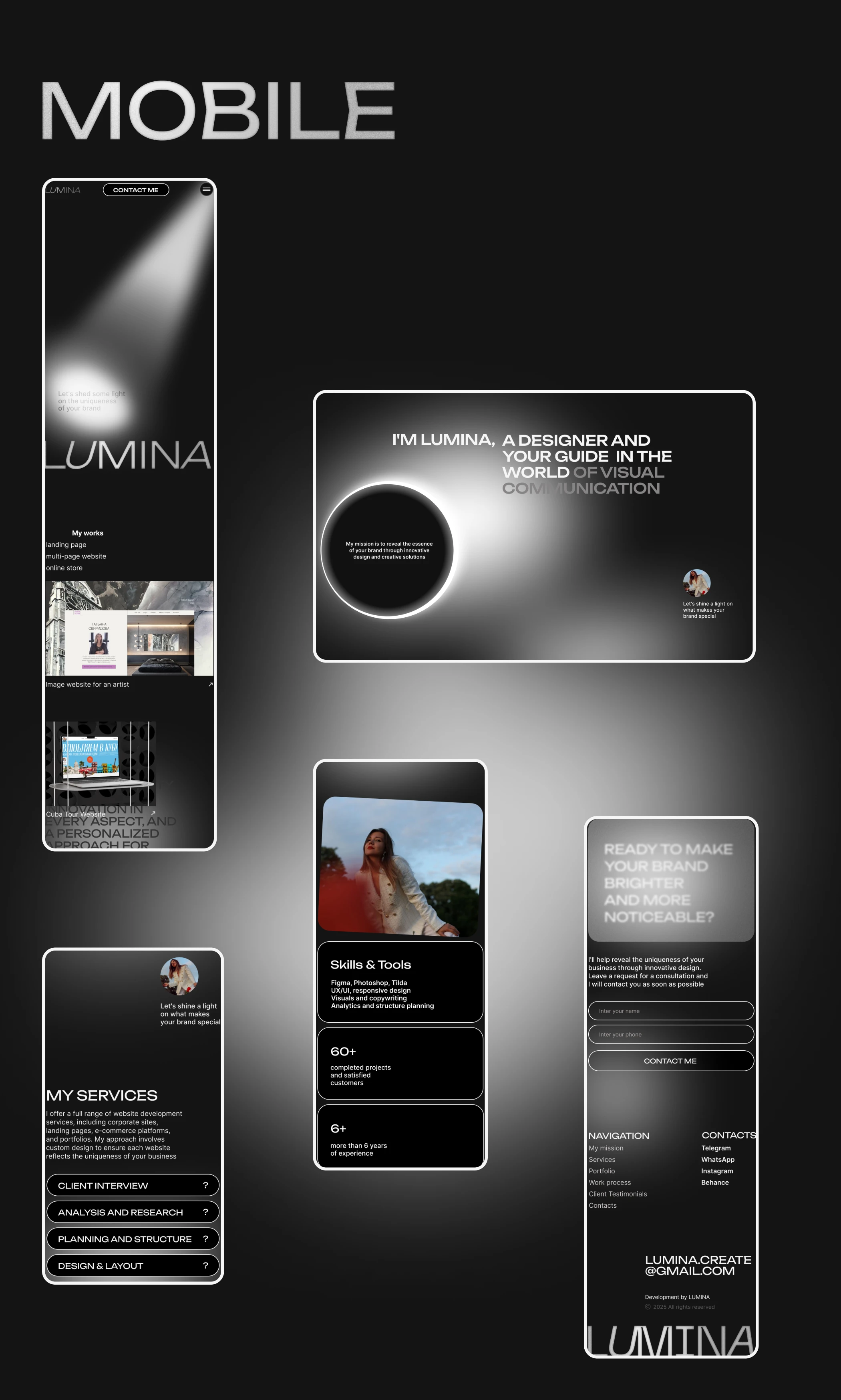 Lumina — Изображение №7 — Интерфейсы, Брендинг на Dprofile