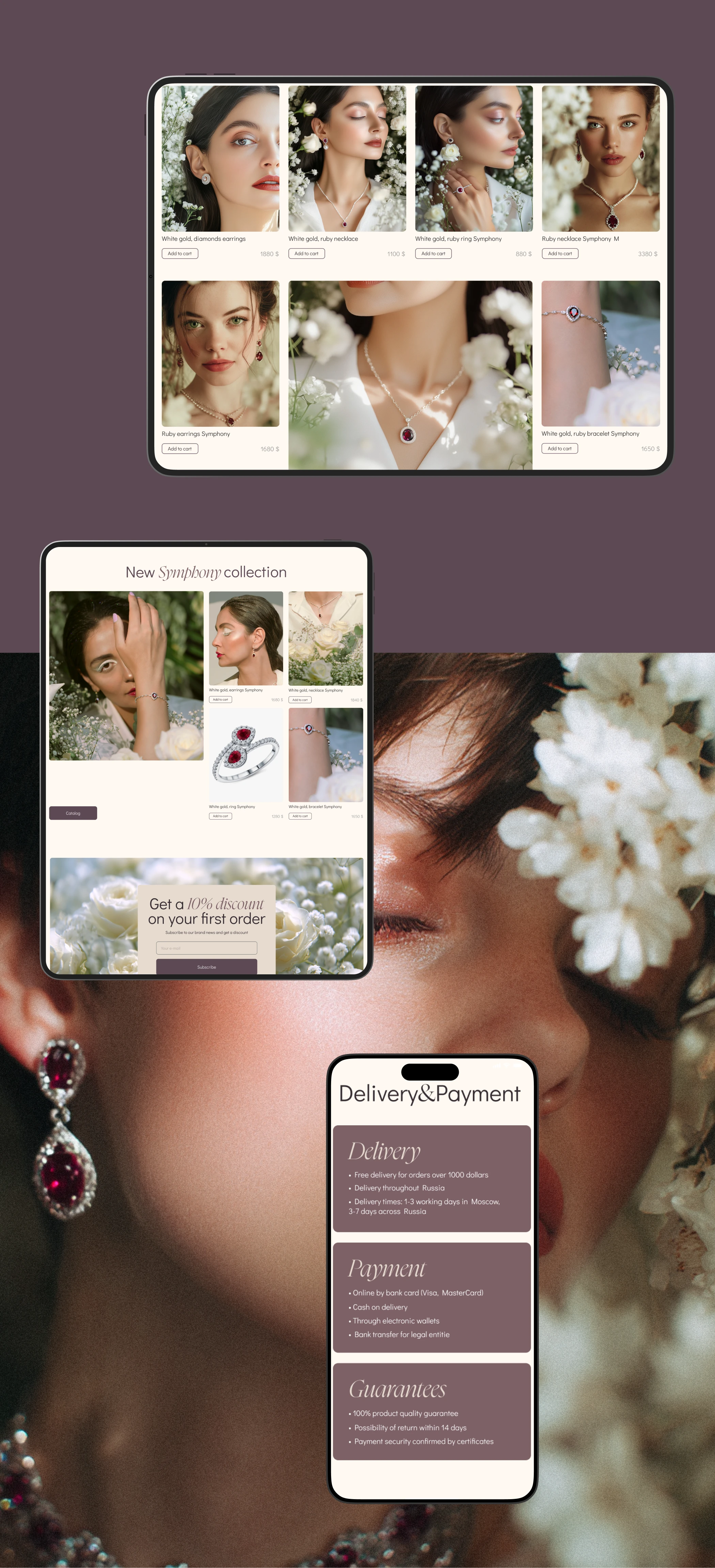 Online jewelry store — Изображение №15 — Интерфейсы на Dprofile