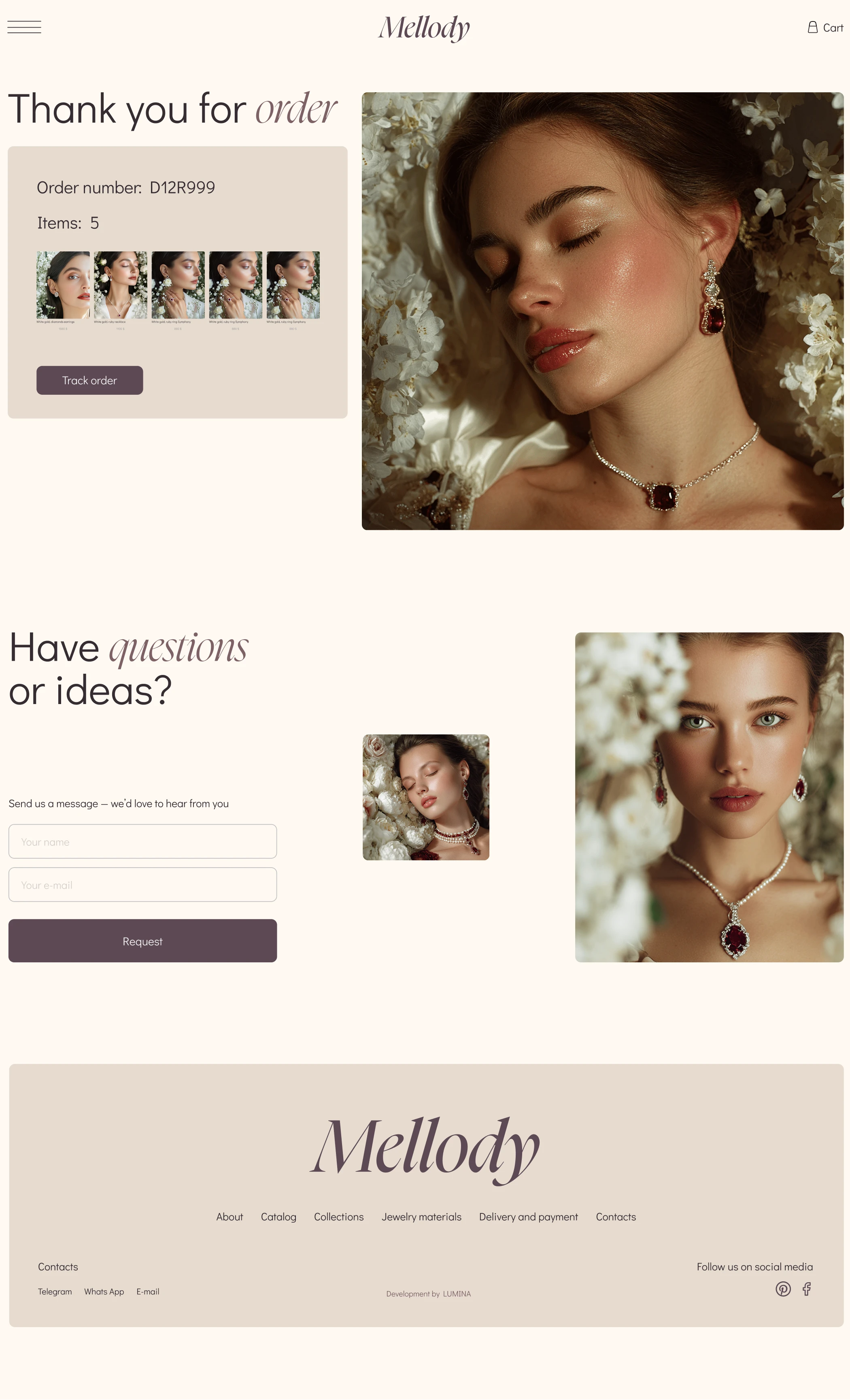 Online jewelry store — Изображение №16 — Интерфейсы на Dprofile