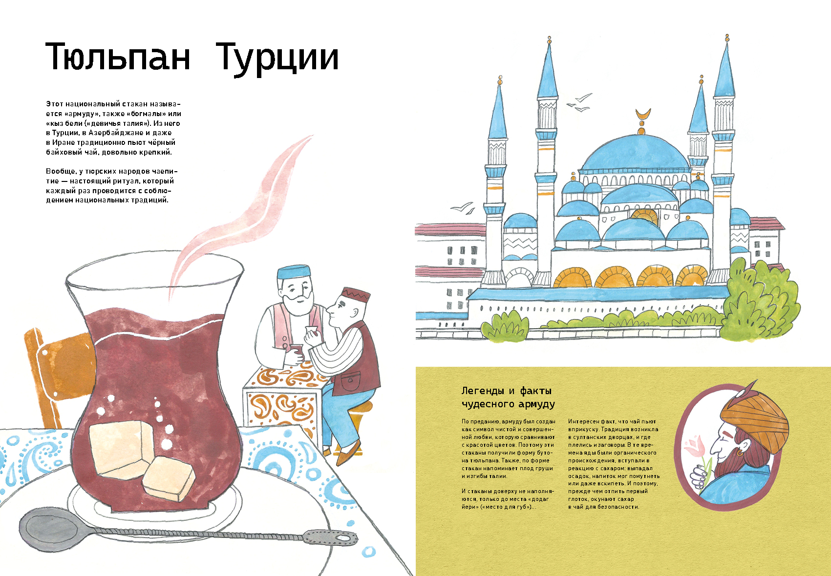 Авторская книга "Стакан: всё про него!" — Изображение №21 — Иллюстрация, Графика на Dprofile
